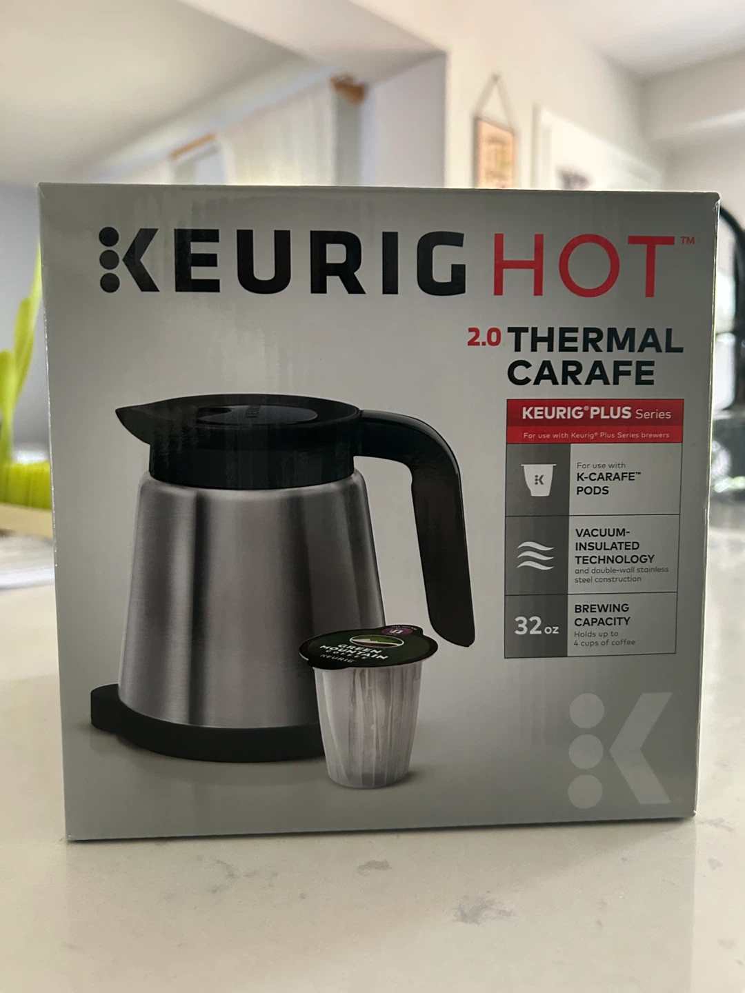 BNIB Keurig HOT 2.0 Thermal Carafe (Stainless Steel)