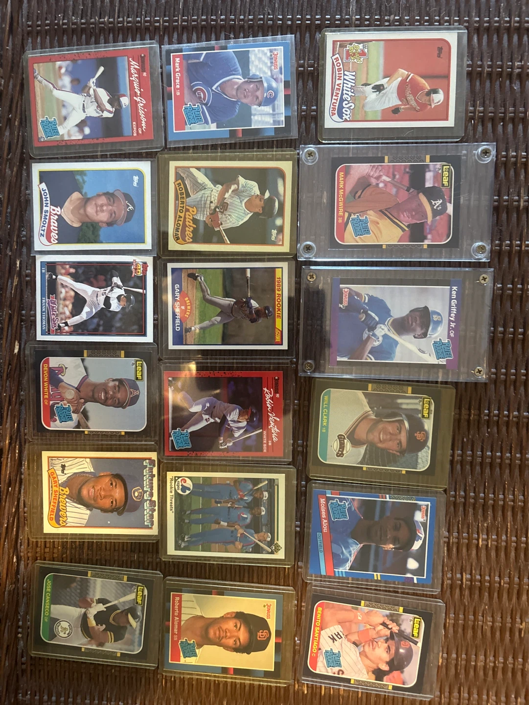 Collection of Baseball Rookie  Cards