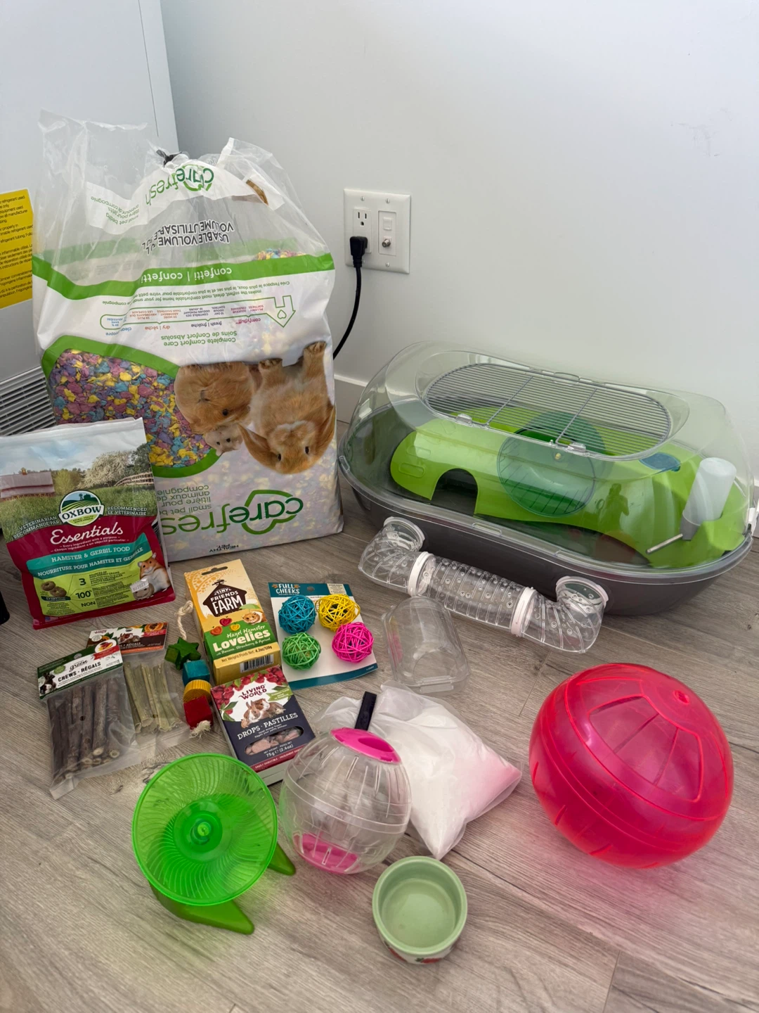 Hamster and Gerbil Cage Accessories Bundle