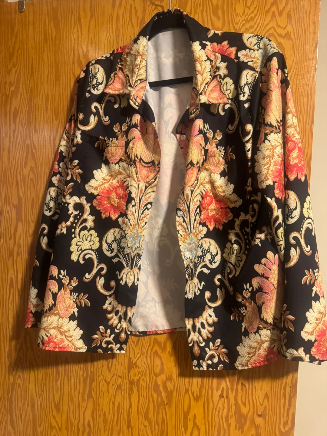 Floral Print Blazer shirt
