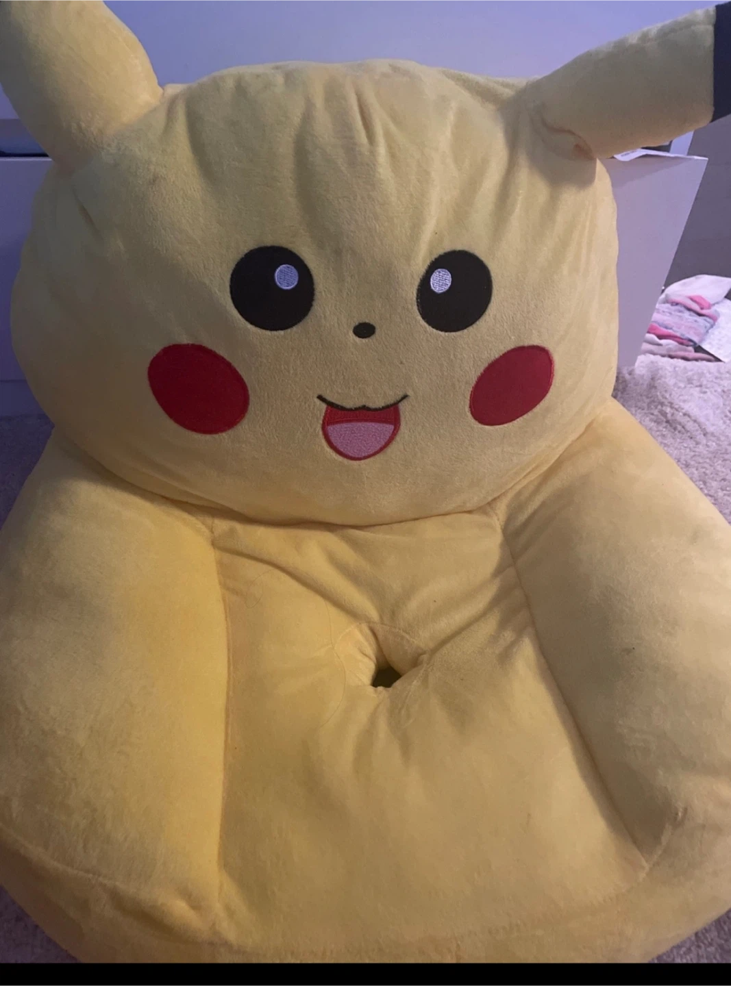 Giant Plush Pikachu Bean Bag Chair