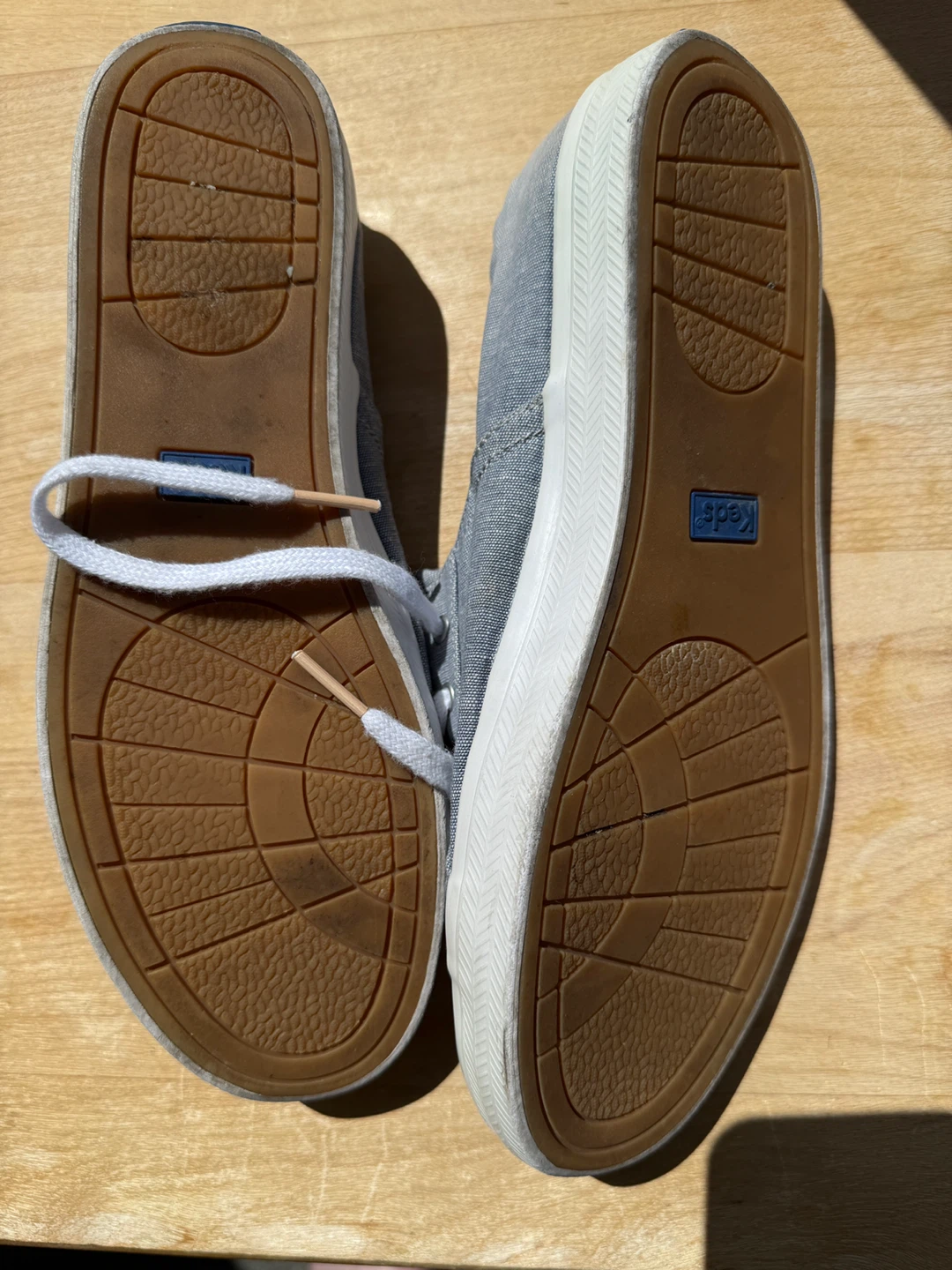 Keds Women's light blue denim Canvas Sneakers Size 8 - photo 5