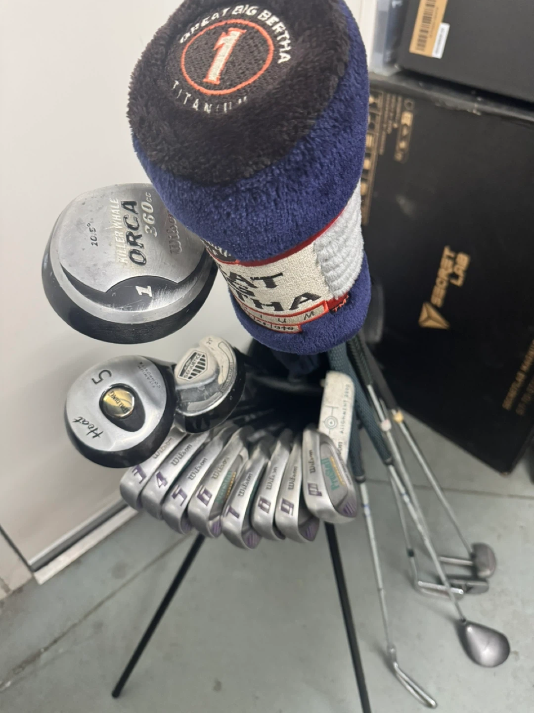Beginner complete Golf Set with stand bag + extras