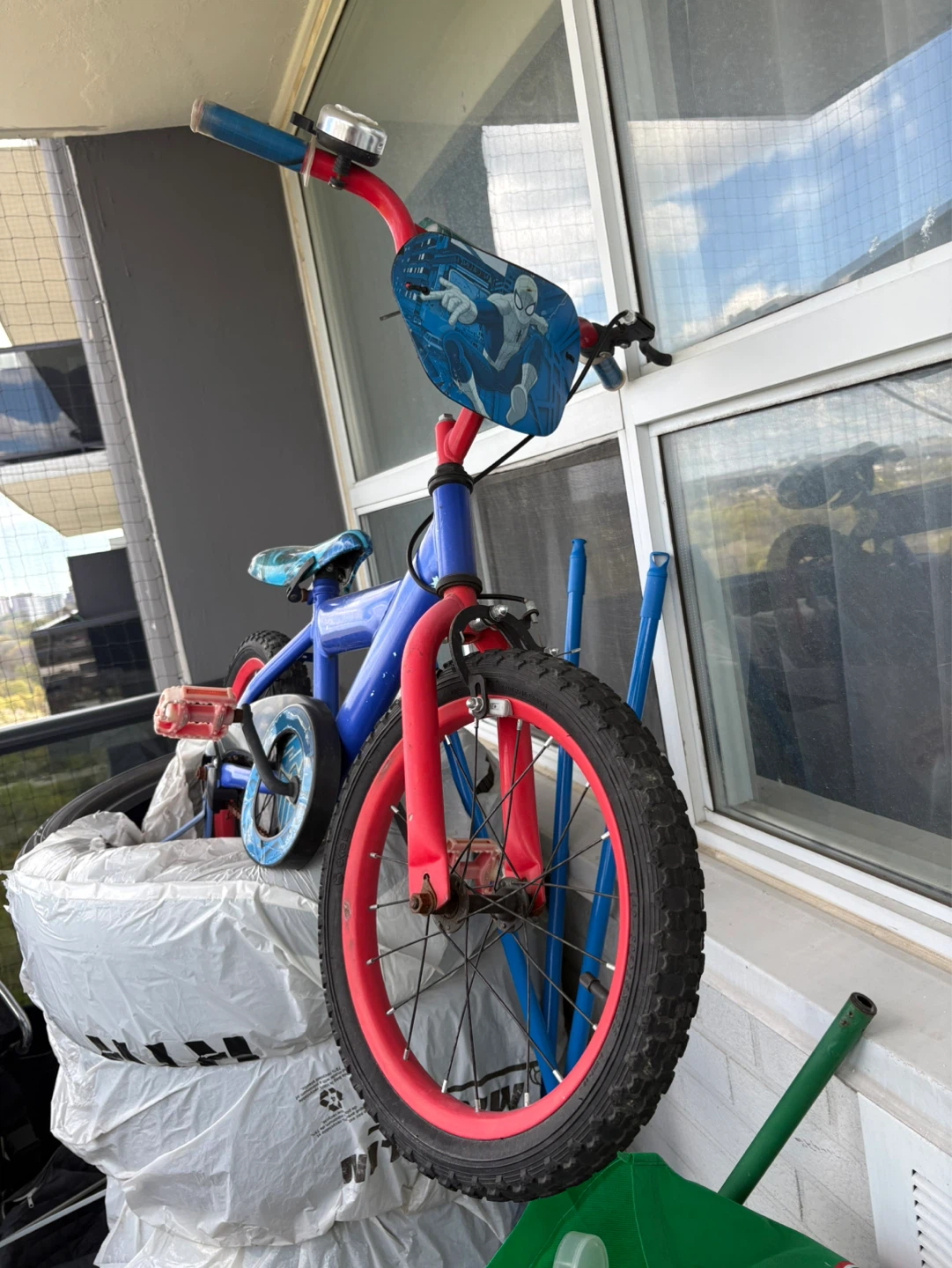 Kids Blue and Red BMX Bike - photo 3