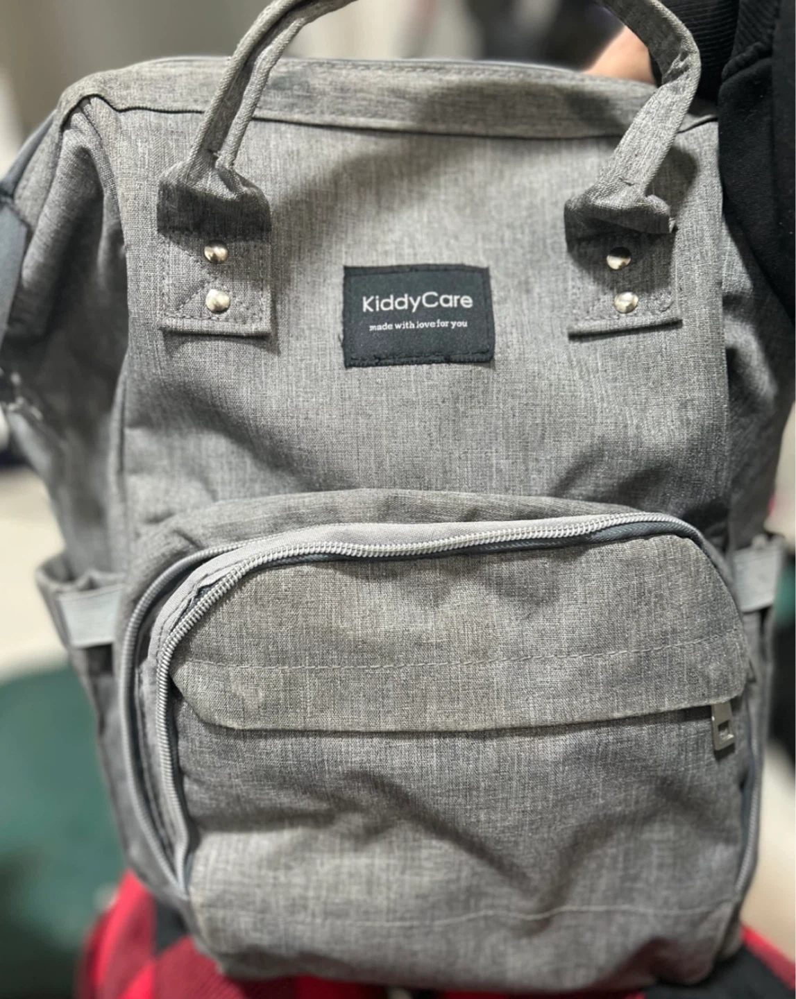 KiddyCare Diaper Backpack - Grey