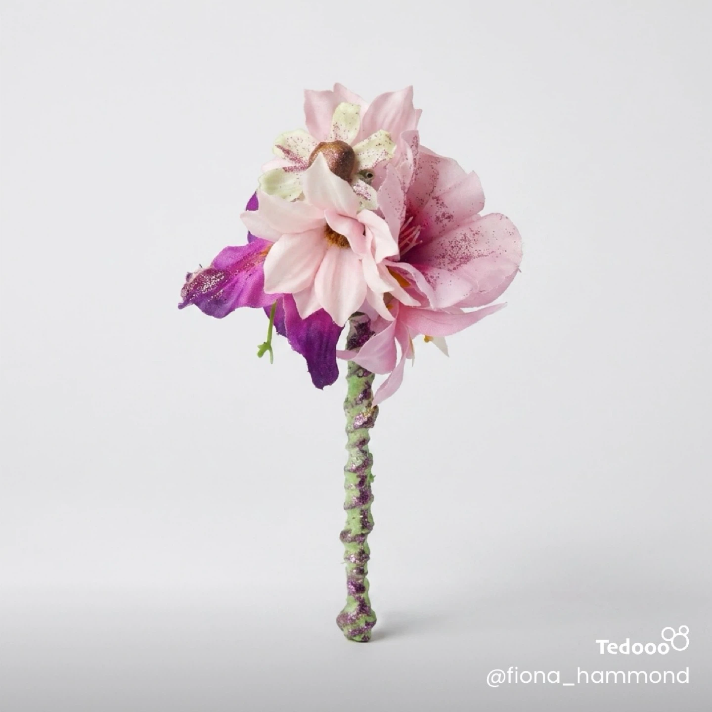 Fairy Wand with Flowers and Lights - photo 2