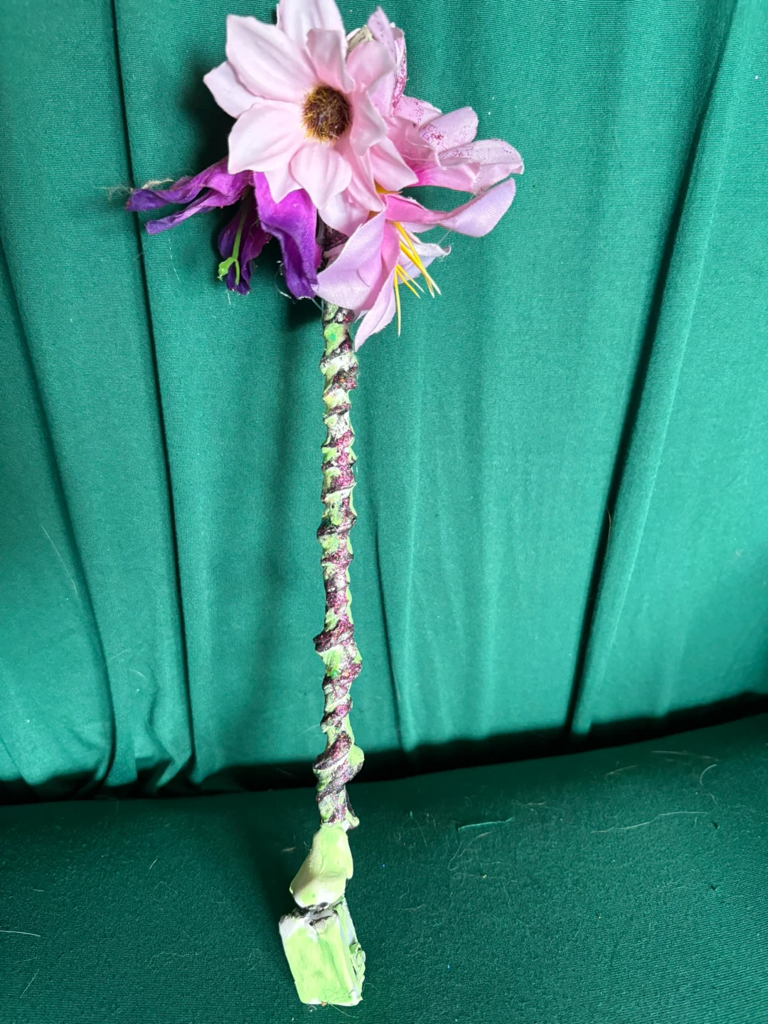 Fairy Wand with Flowers and Lights - photo 3