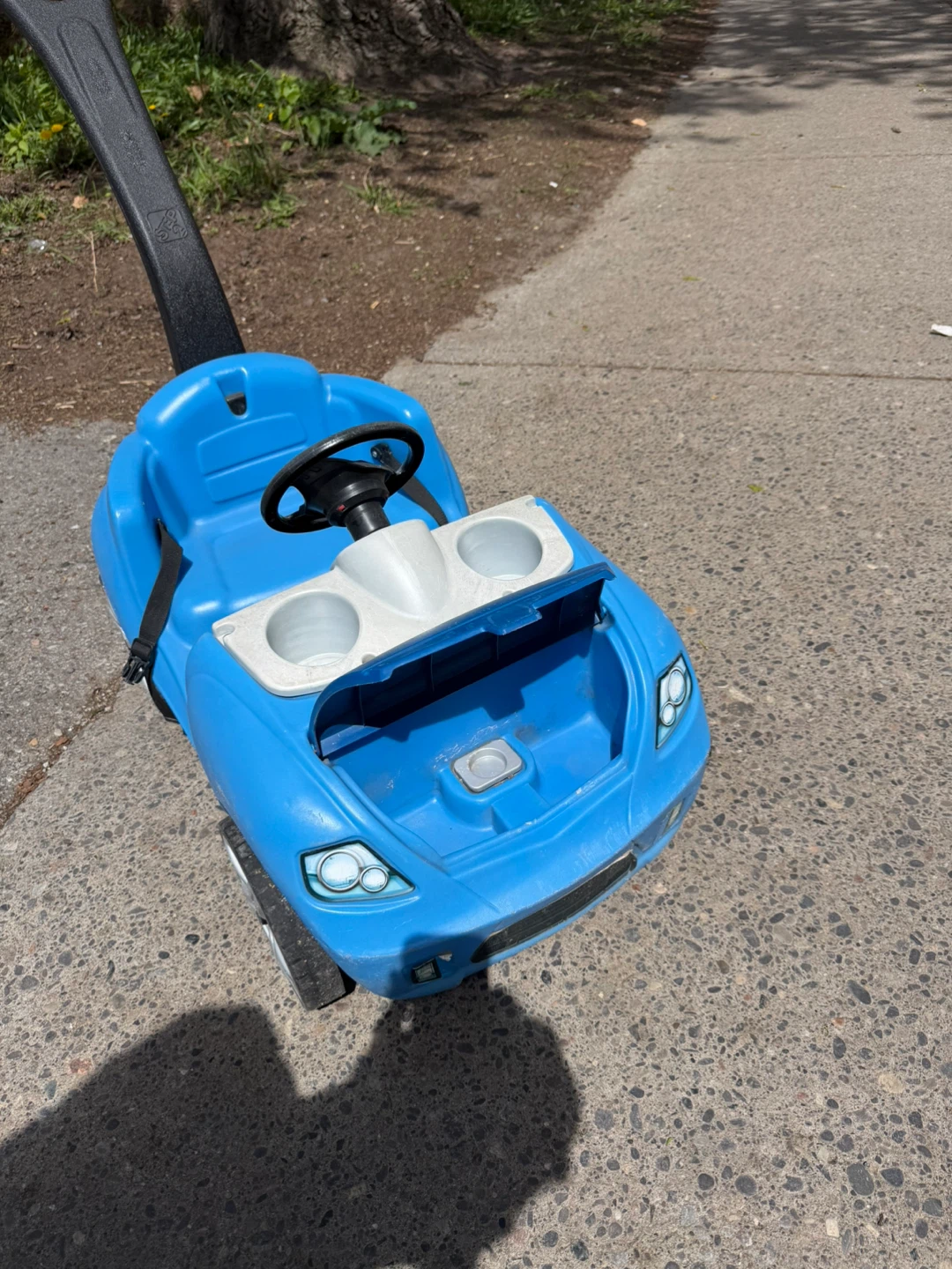 Kid Blue Push Car - Stroller Ride-on Toy - Step2 Whisper Ride II - photo 3