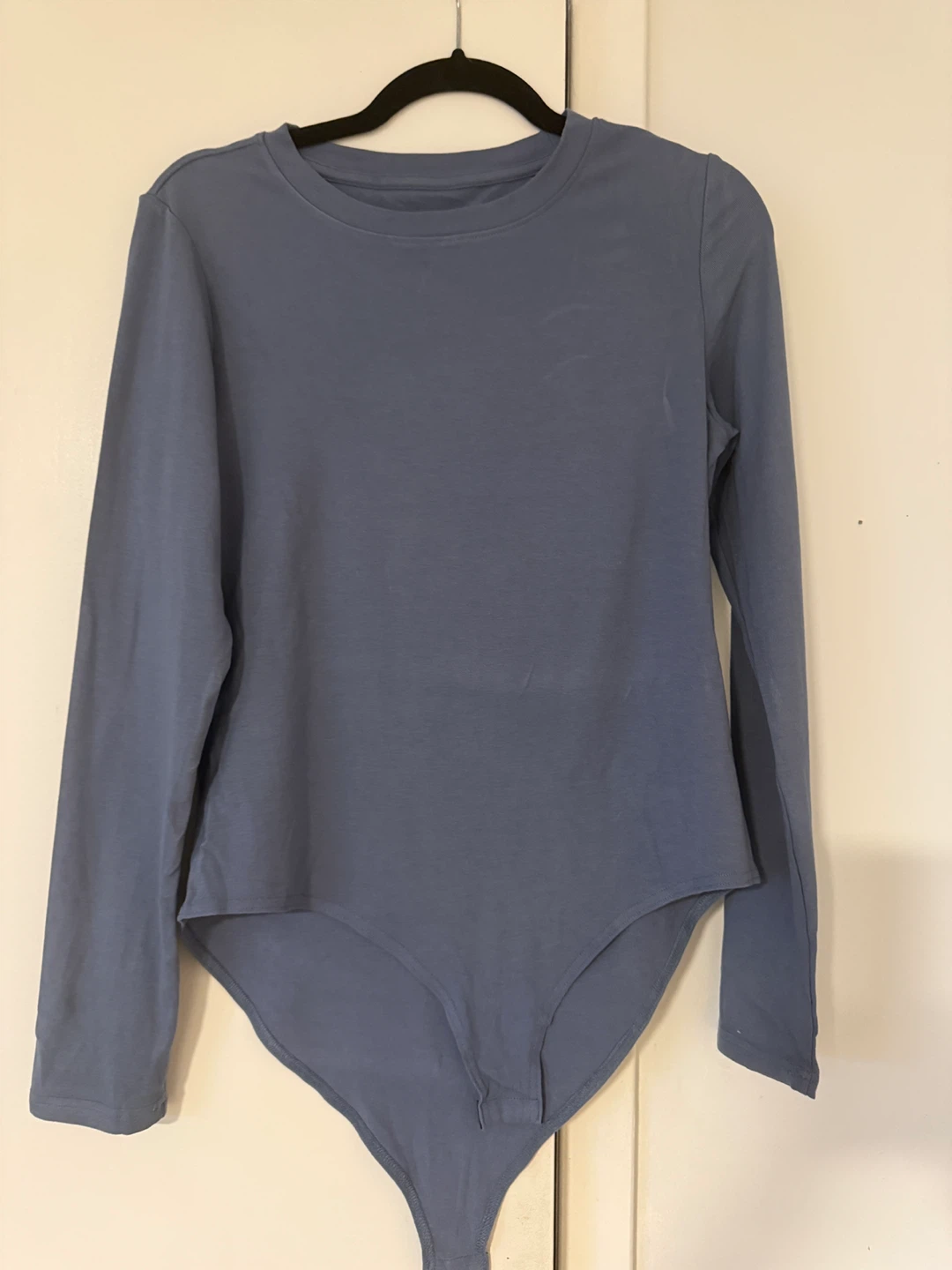 Blue Long Sleeve Bodysuit