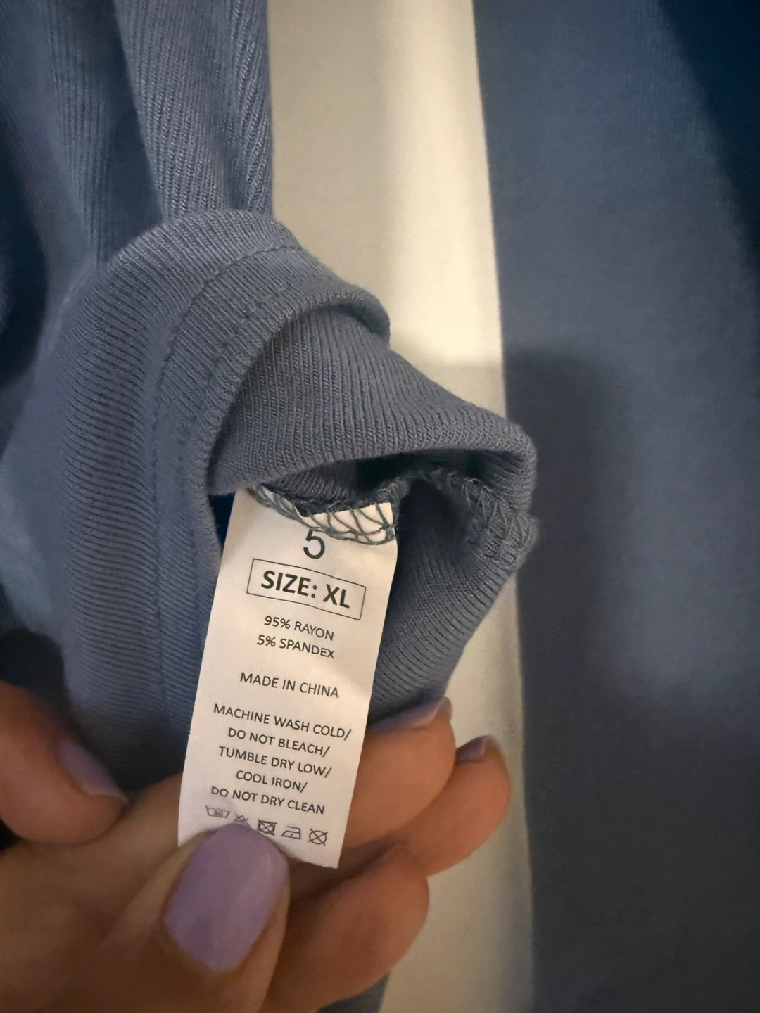 Blue Long Sleeve Bodysuit - photo 3