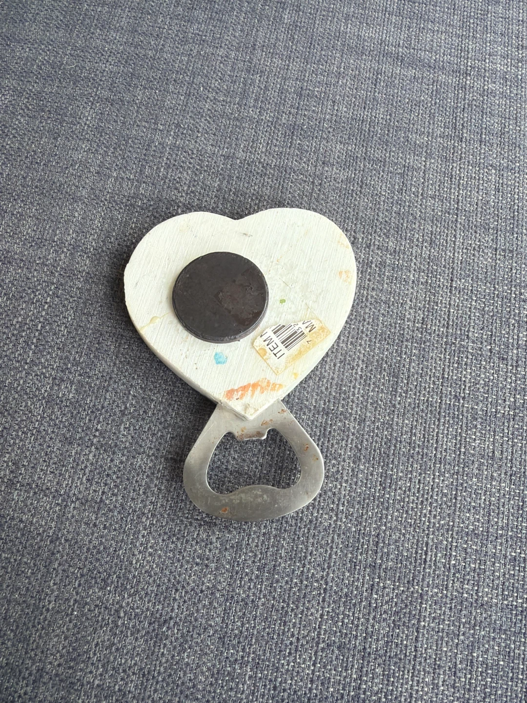 San Francisco Heart Shaped Bottle Opener Magnet - photo 2