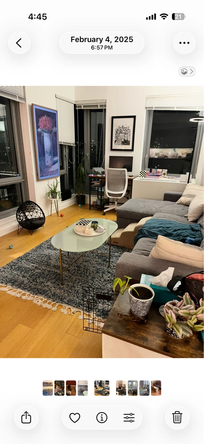 Glass coffee table - photo 2