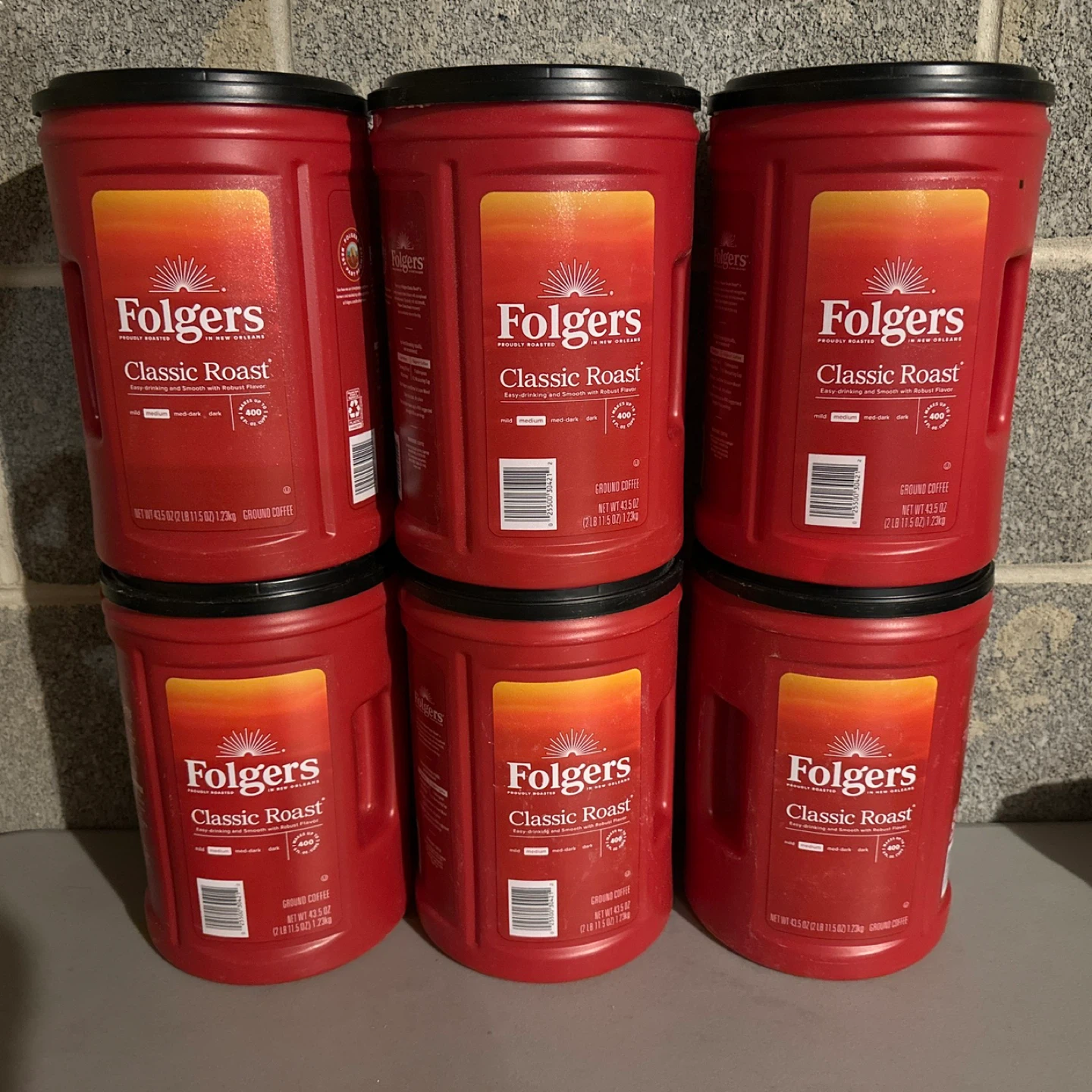 Empty Coffee containers