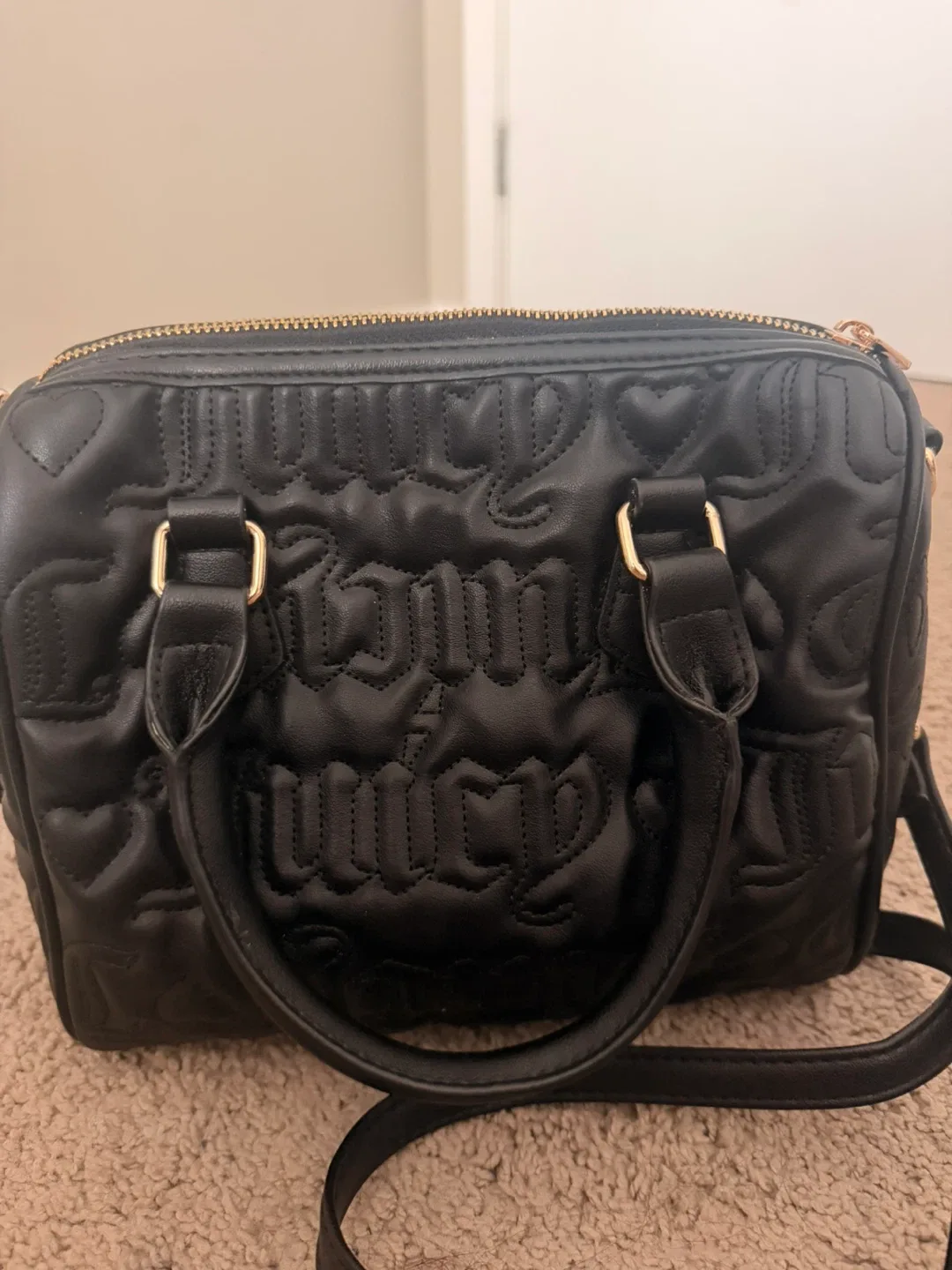 Juicy Couture Black Quilted Satchel Handbag - photo 2