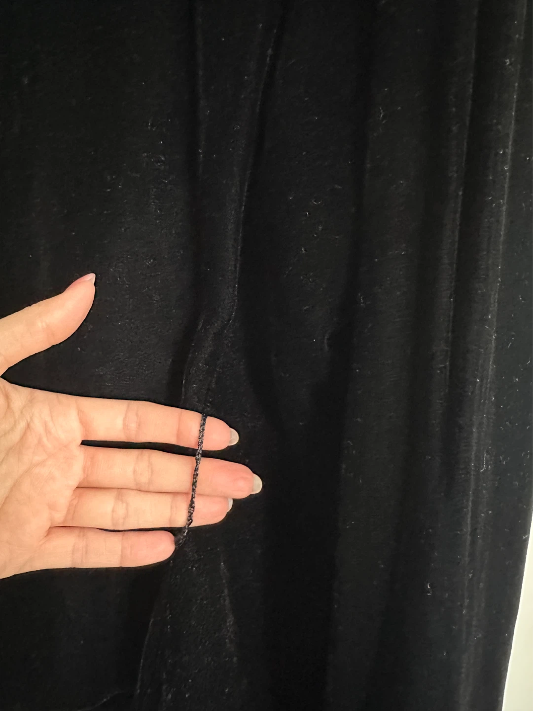 Vintage Till The End Black Velvet Blazer - Size S - photo 4