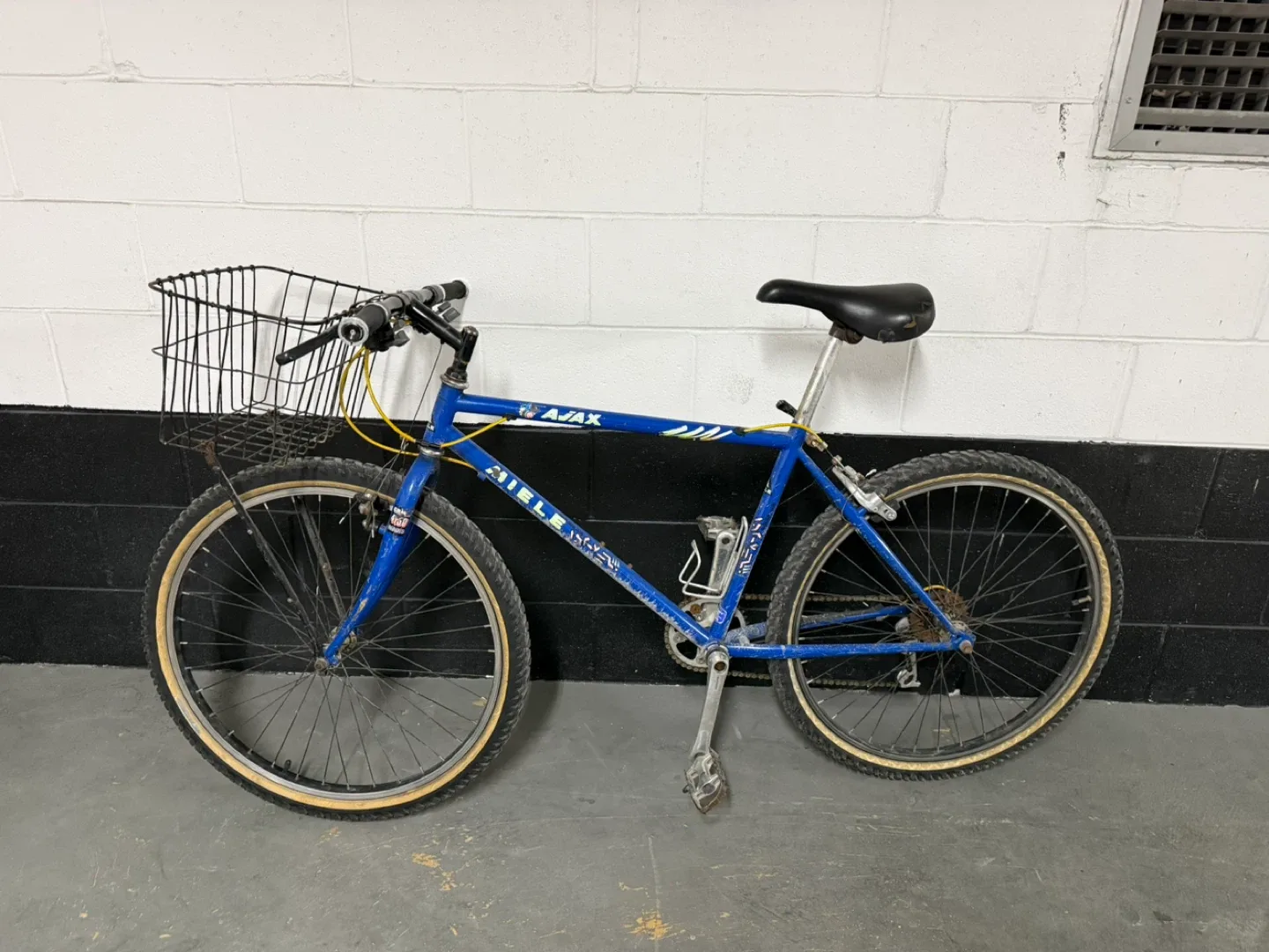 Miele Ajax Blue Mountain Bike with Front Basket