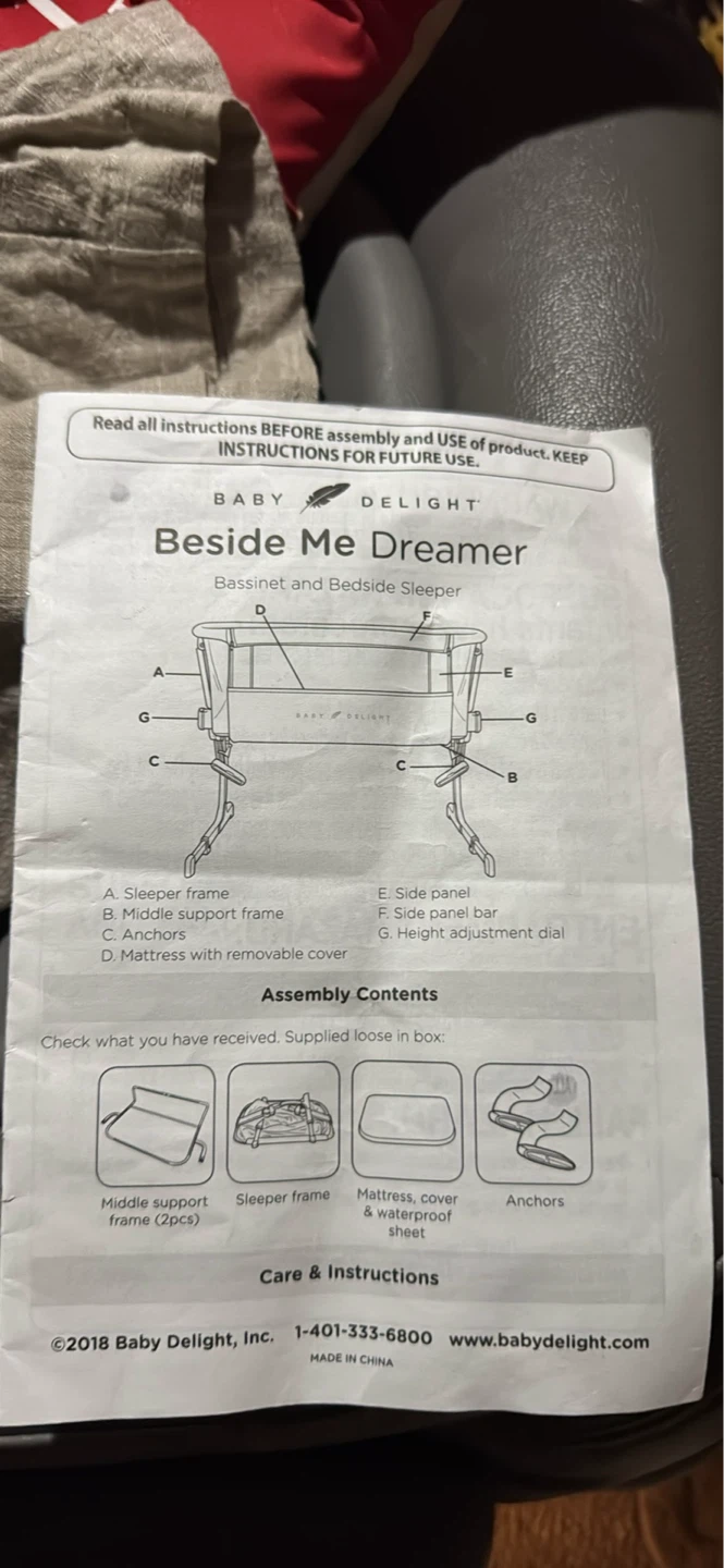 Baby Delight Beside Me Dreamer Bassinet and Bedside Sleeper - photo 3