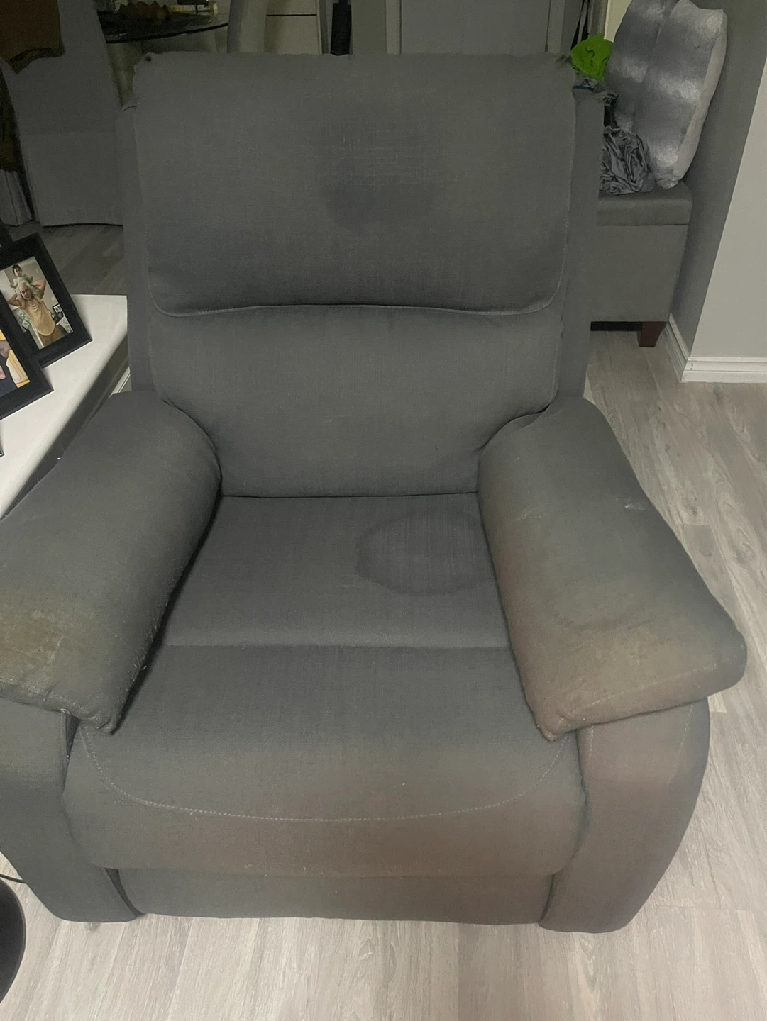 Grey Recliner Chair