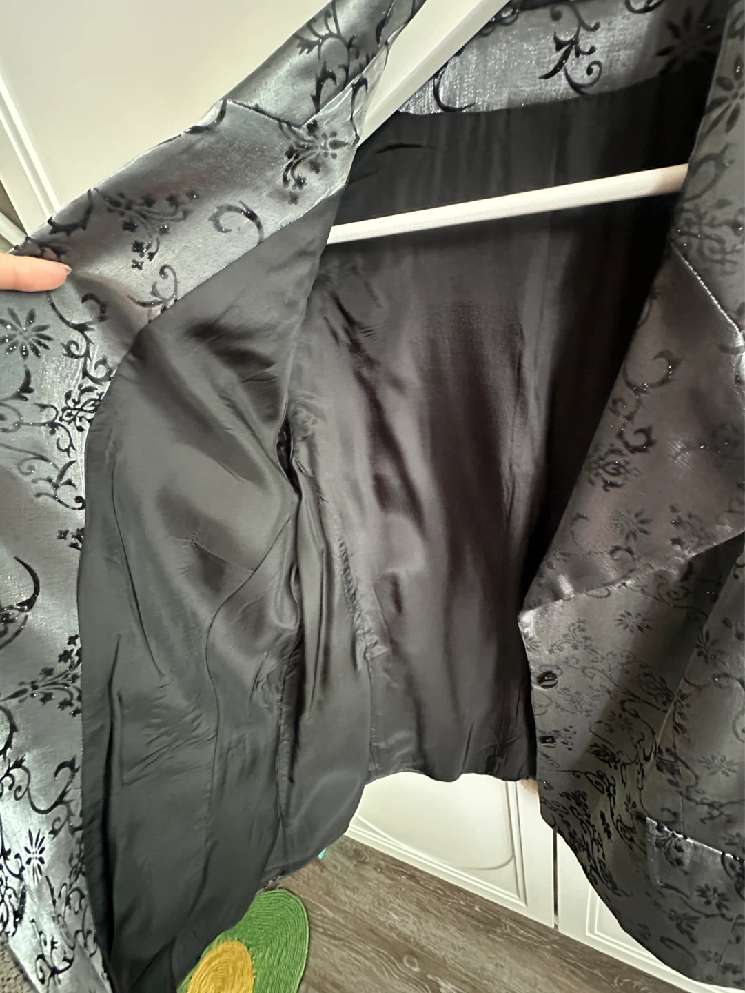 Vintage custom made Women's patterned blazer - photo 2