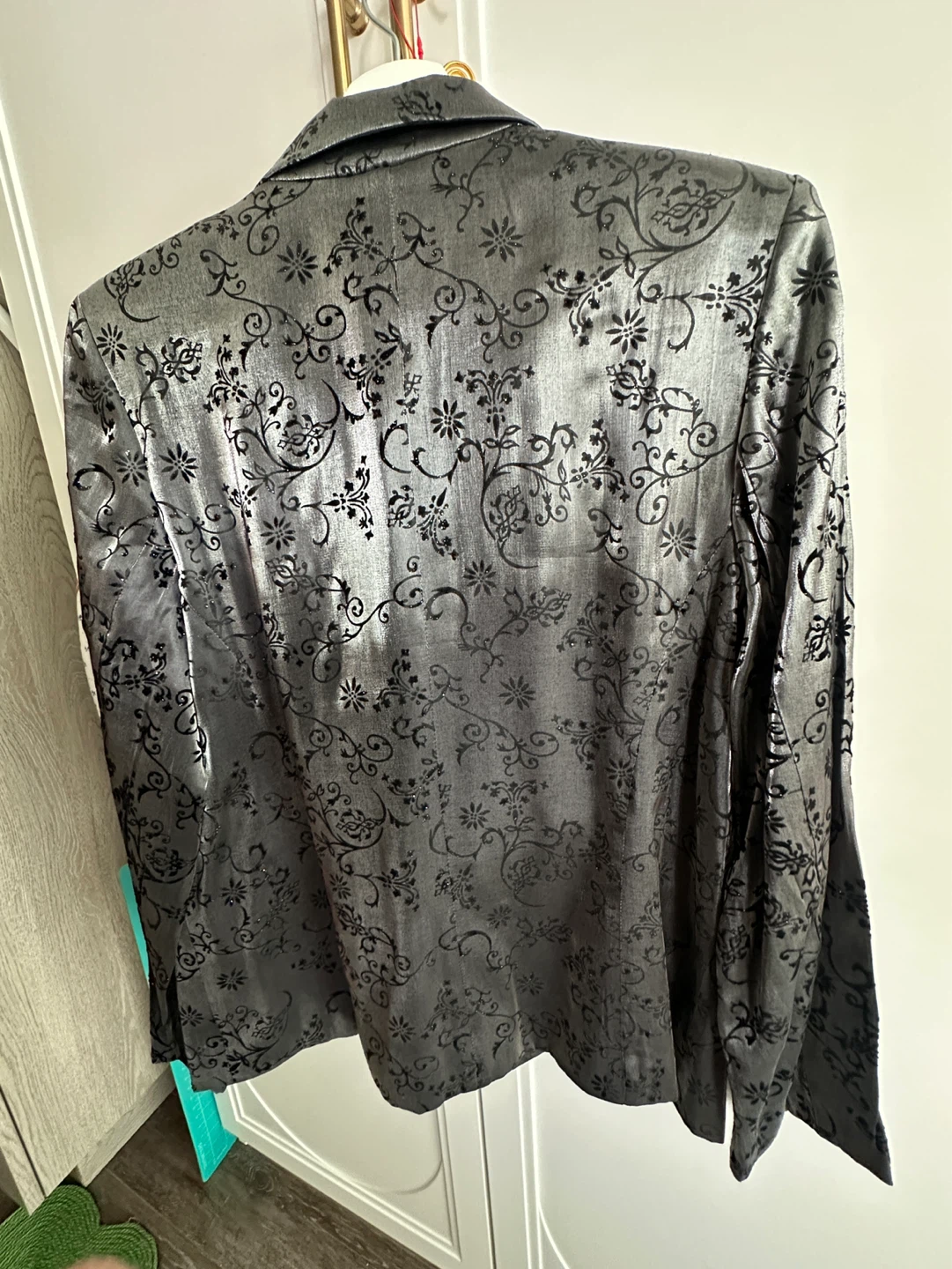 Vintage custom made Women's patterned blazer - photo 4