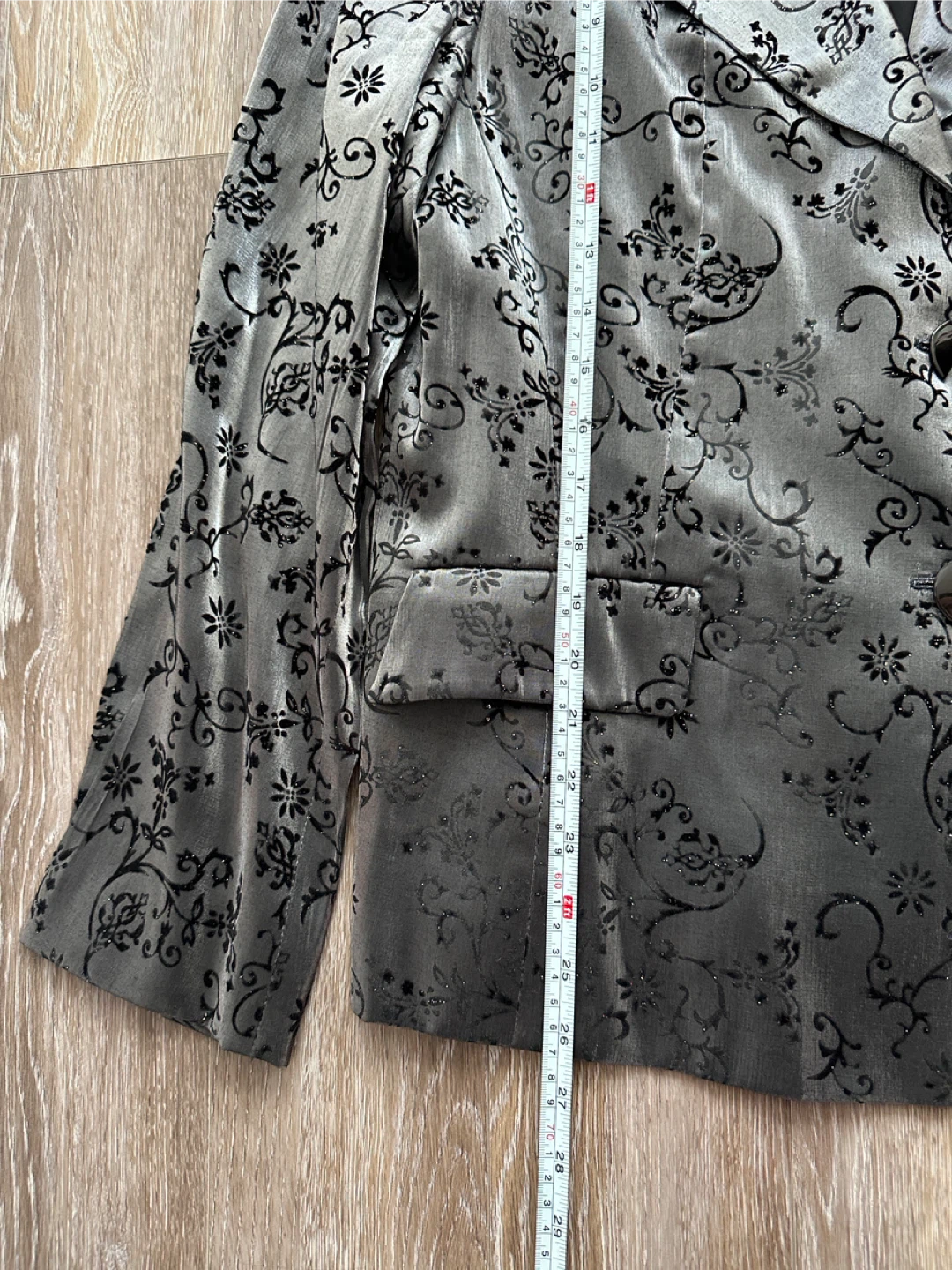Vintage custom made Women's patterned blazer - photo 5