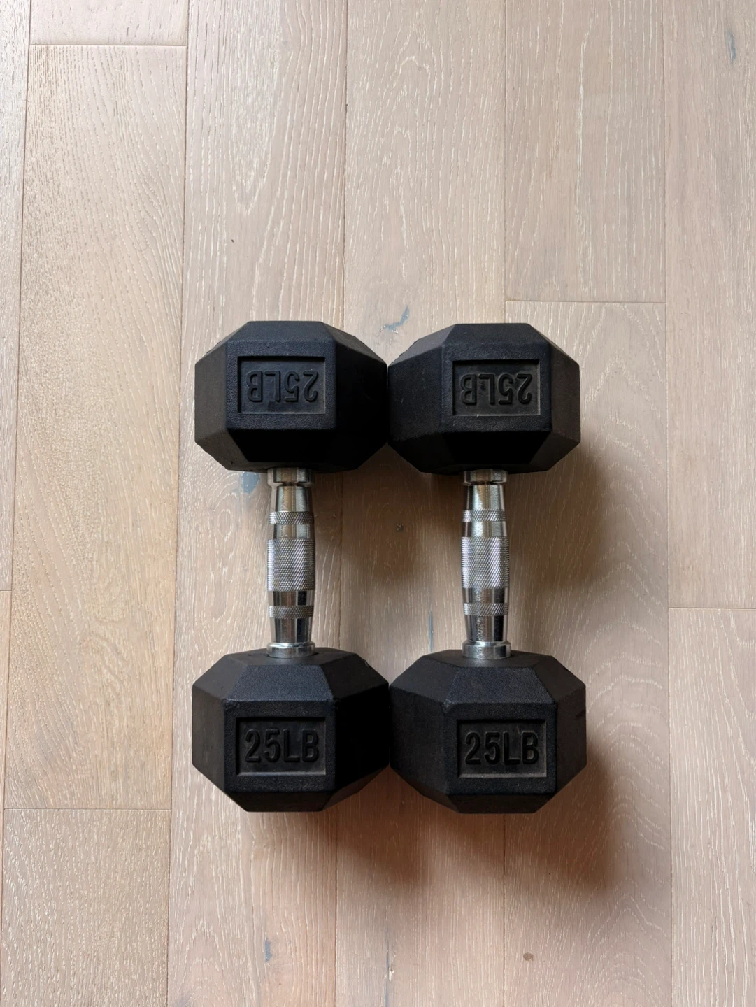 25lb Hex Dumbbell Set