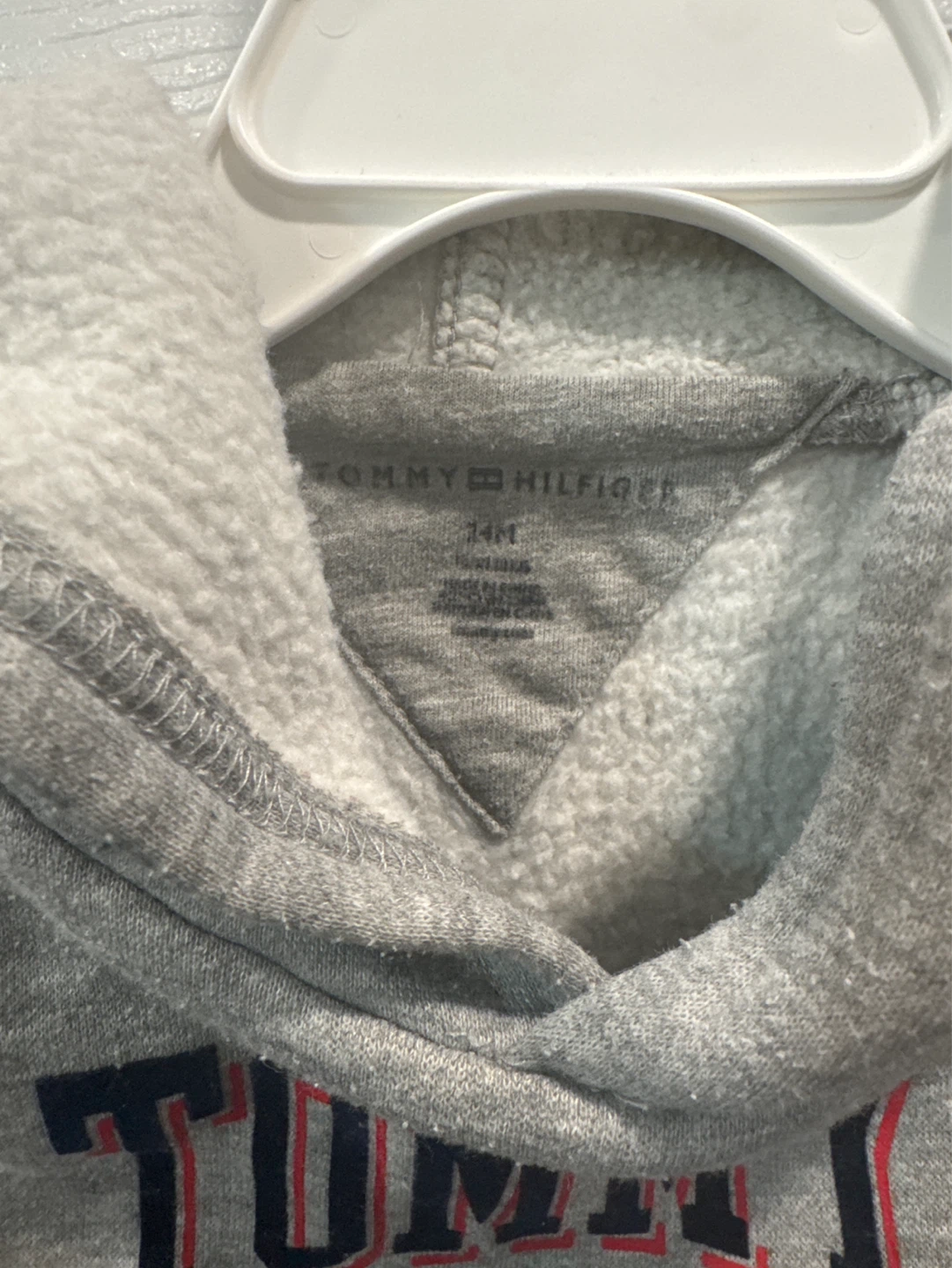 Tommy Hilfiger Grey Hoodie - Size 14M - photo 2