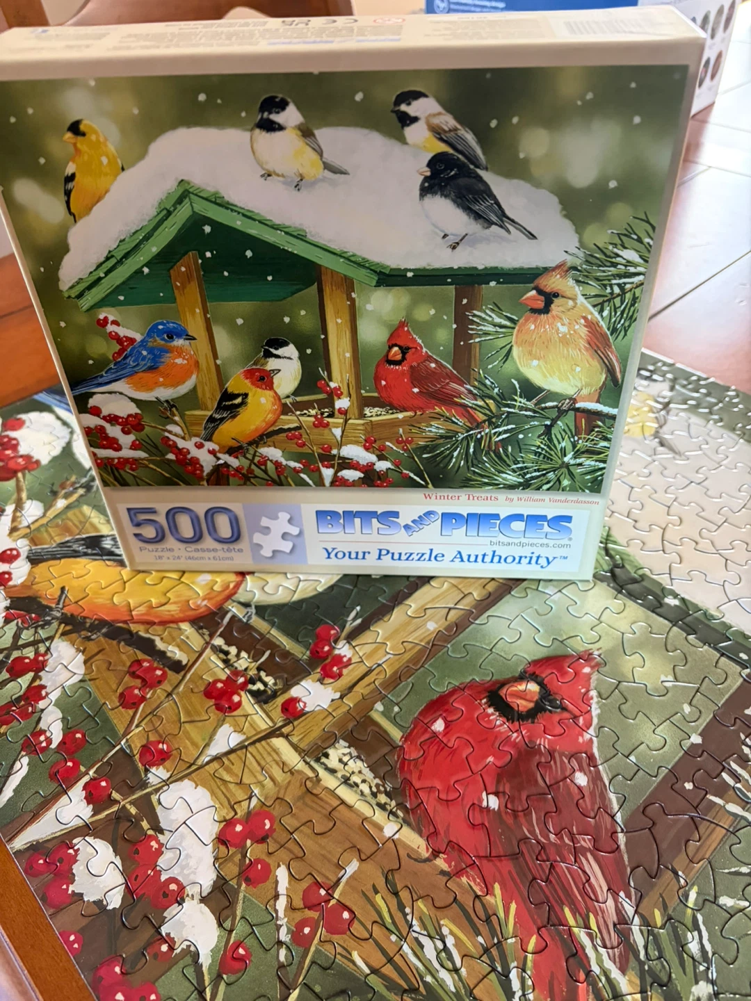 Bits and Pieces 500 Piece Winter Treats Jigsaw Puzzle