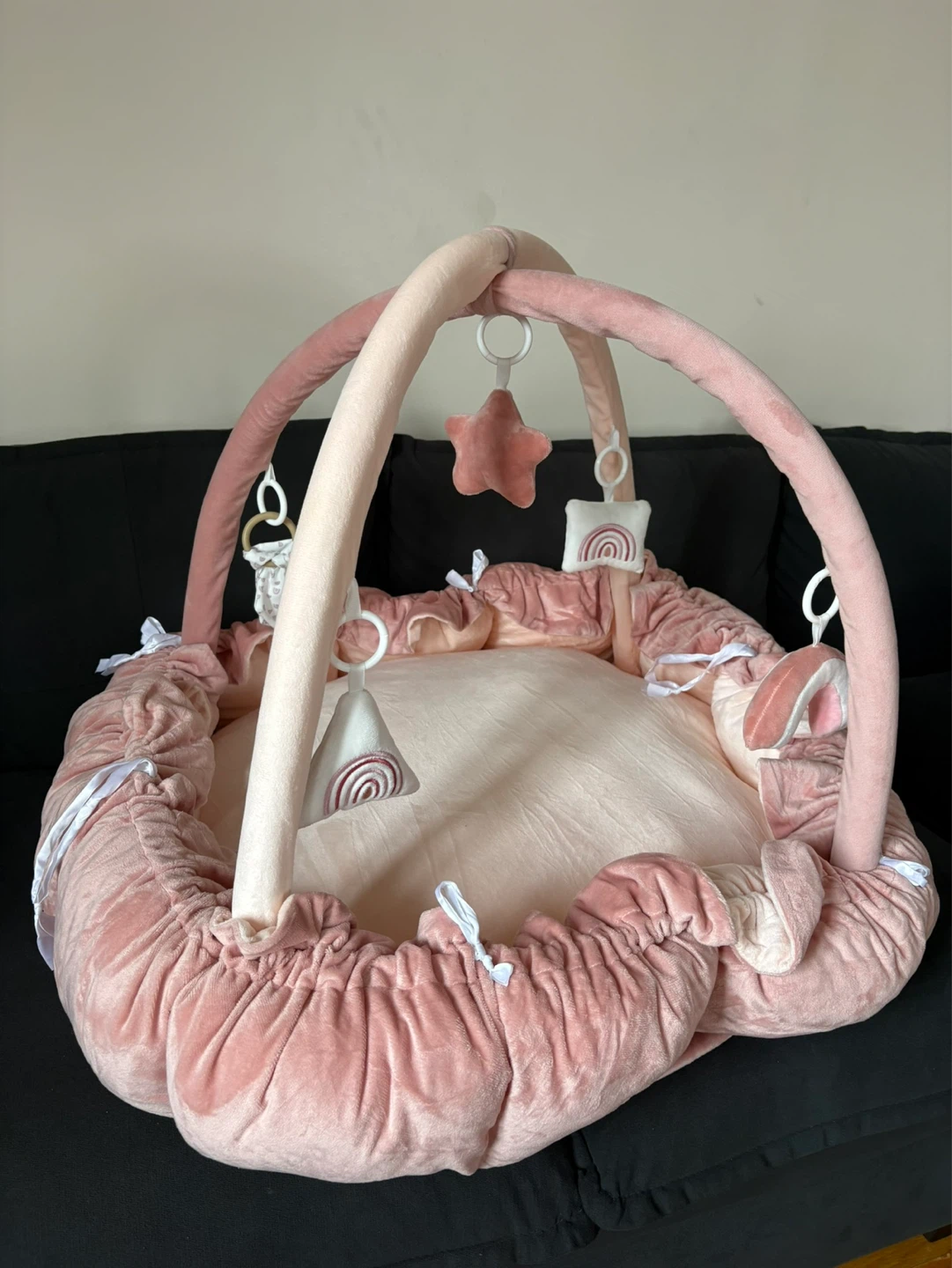 Pink Baby Play Gym Activity Arch - photo 2