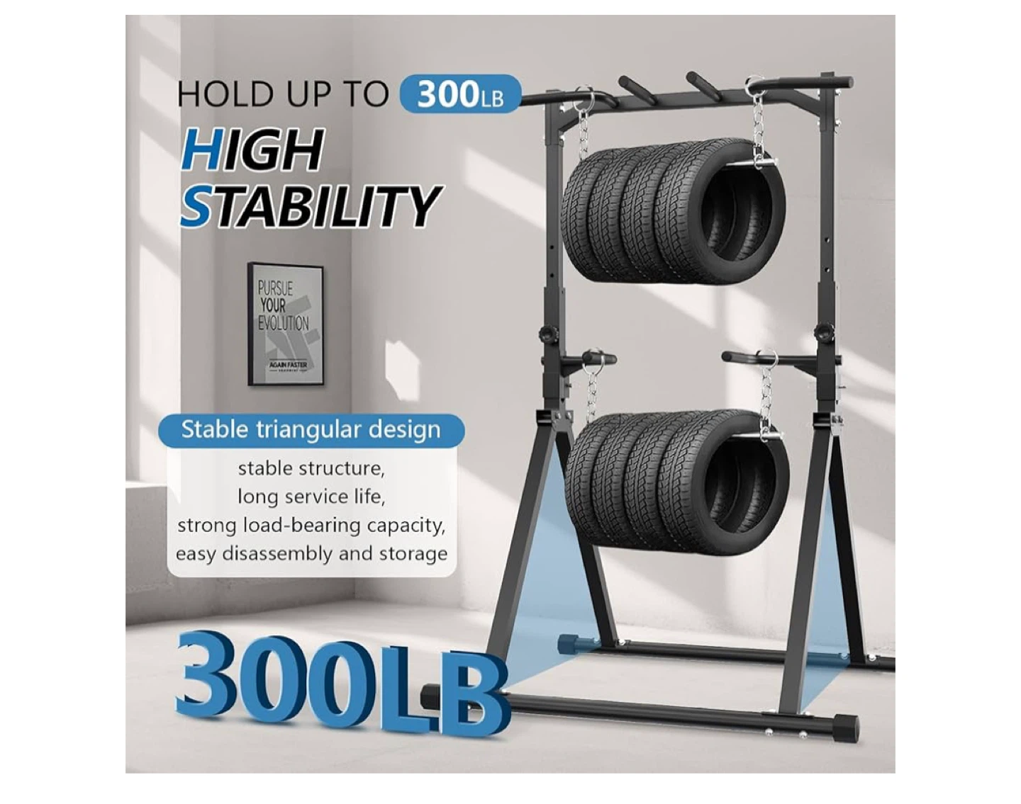 Power Tower Pull Up Dip Station - photo 4