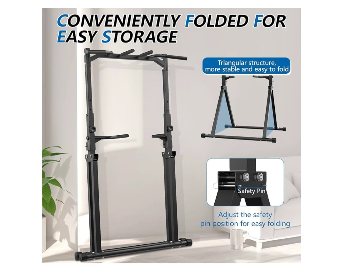 Power Tower Pull Up Dip Station - photo 3