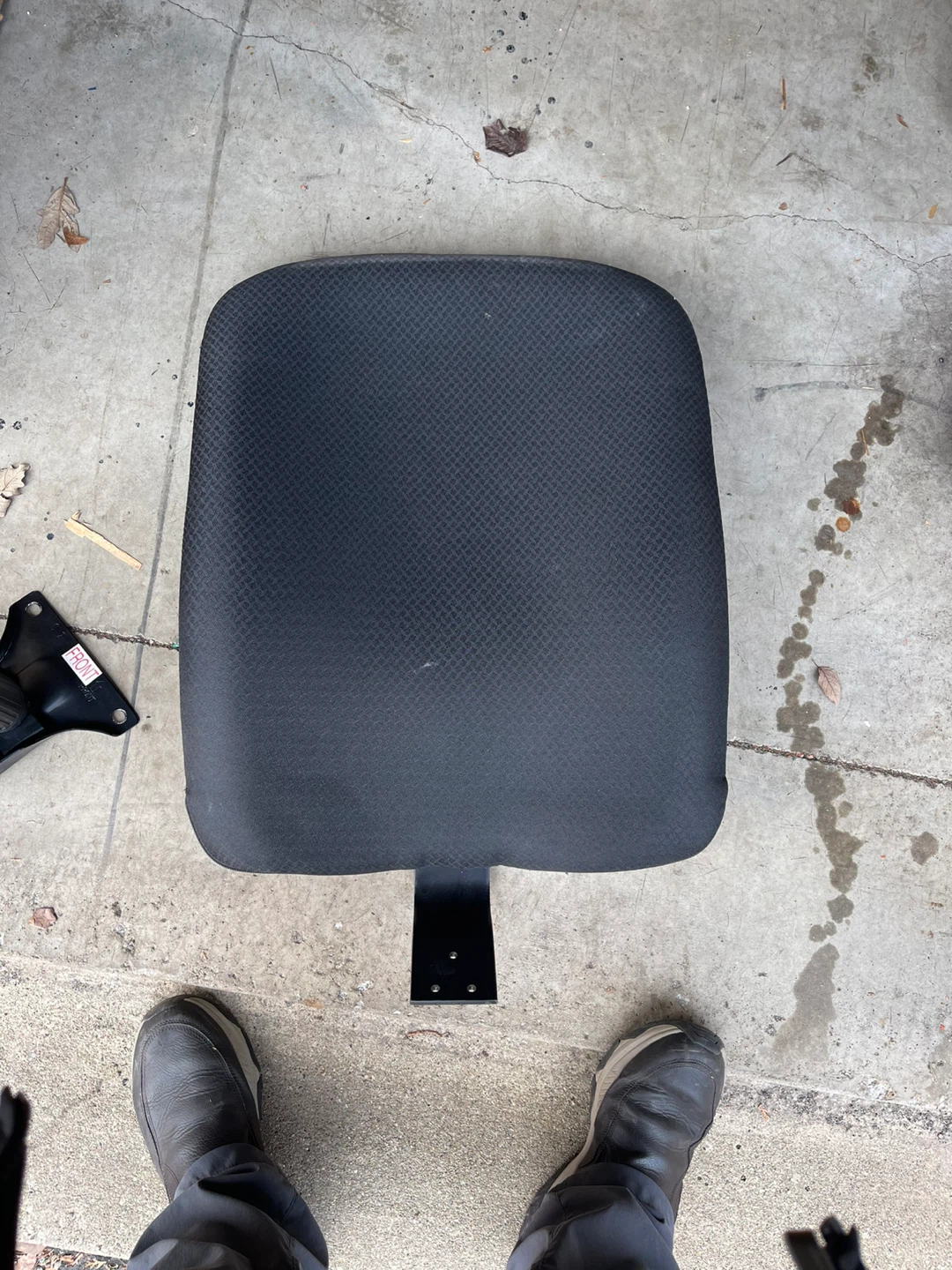 Black Office Chair Seat and Base parts - photo 2