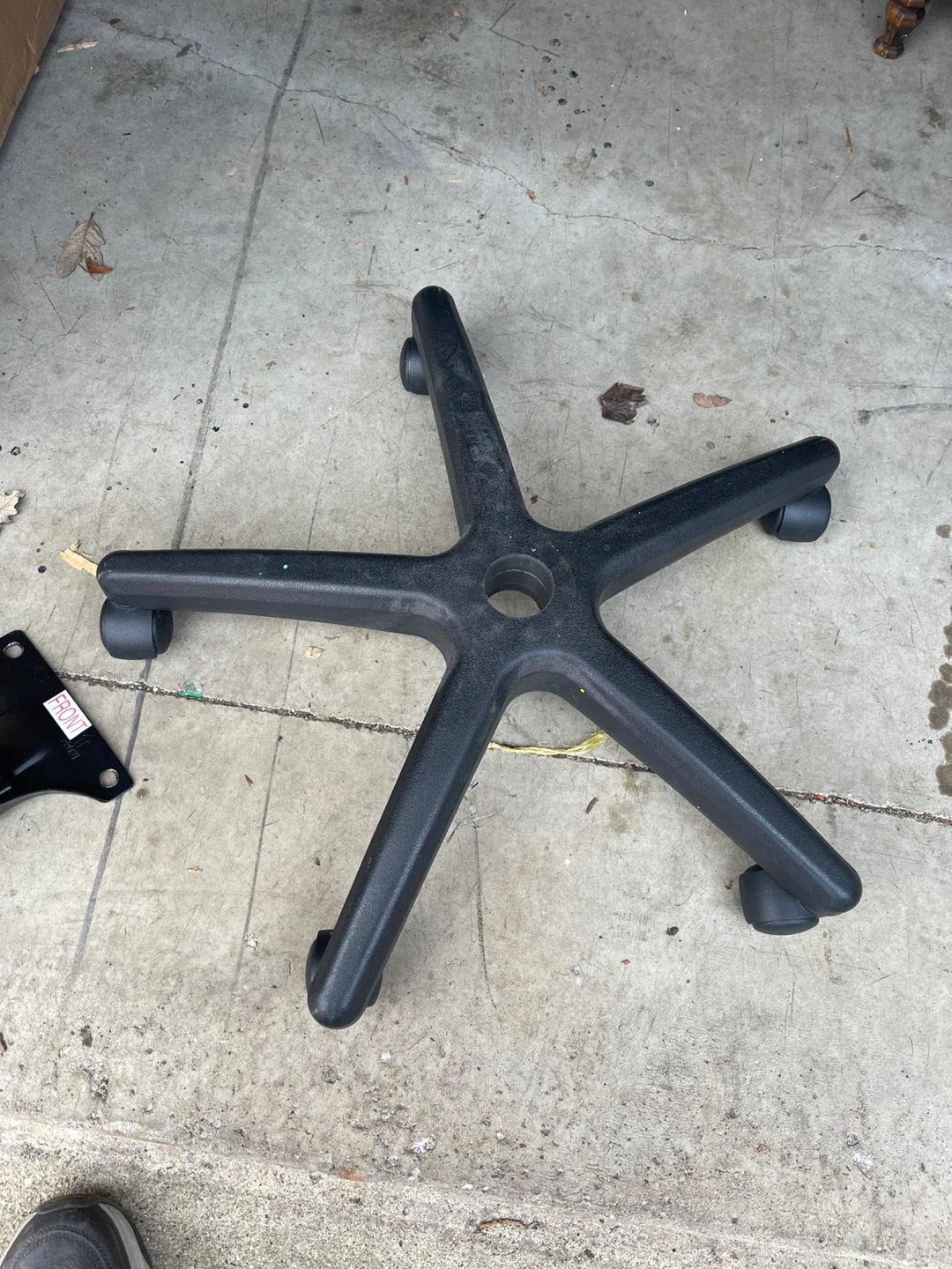 Black Office Chair Seat and Base parts - photo 3