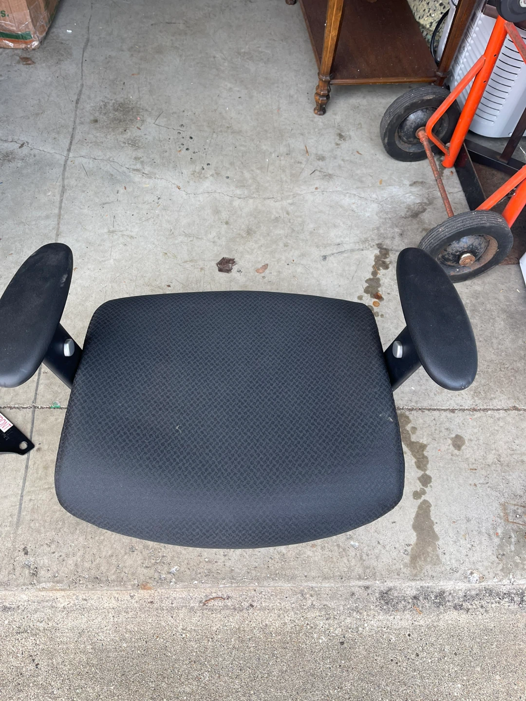 Black Office Chair Seat and Base parts - photo 4