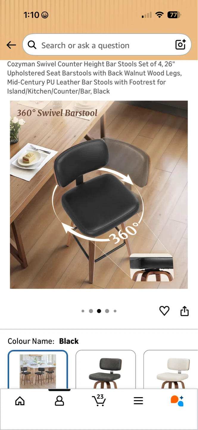 Brand new bar stools - accepting best offer - photo 4