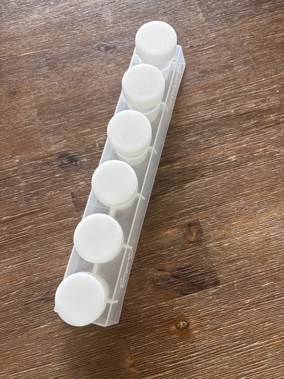 Clear Travel Size Bottles with Caps - Set of 5