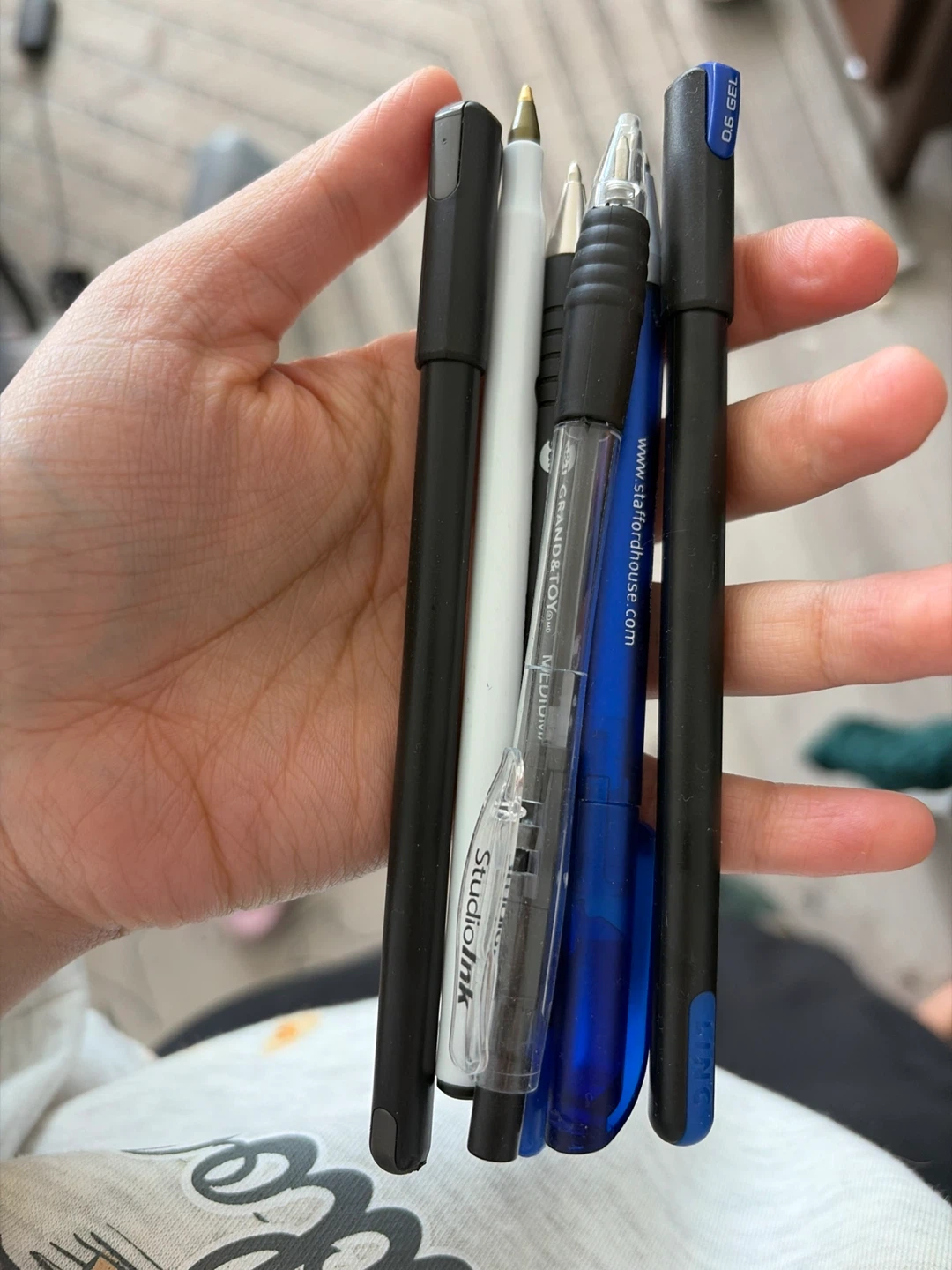 Assorted Ballpoint and Gel Pens