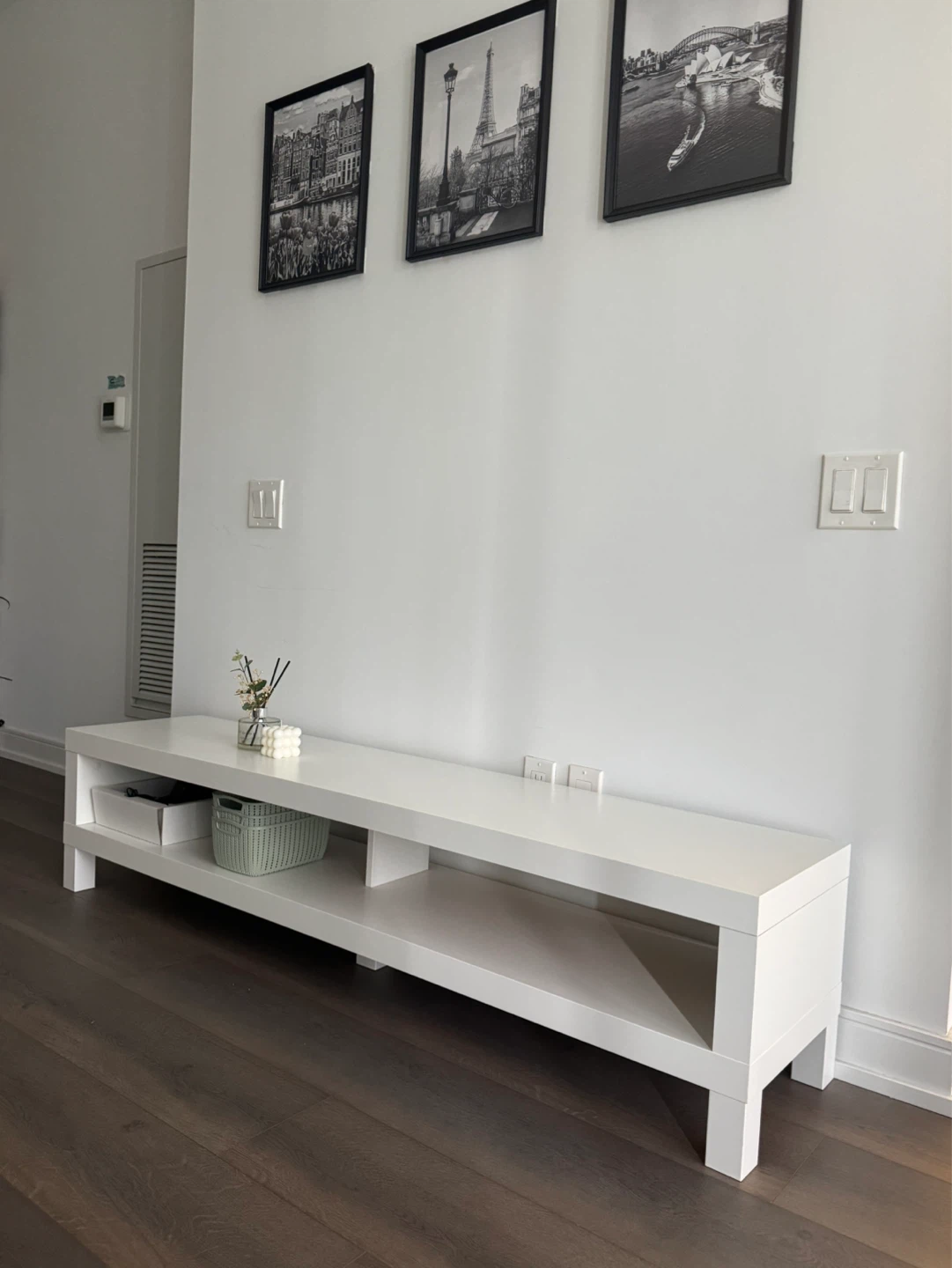 White TV Stand