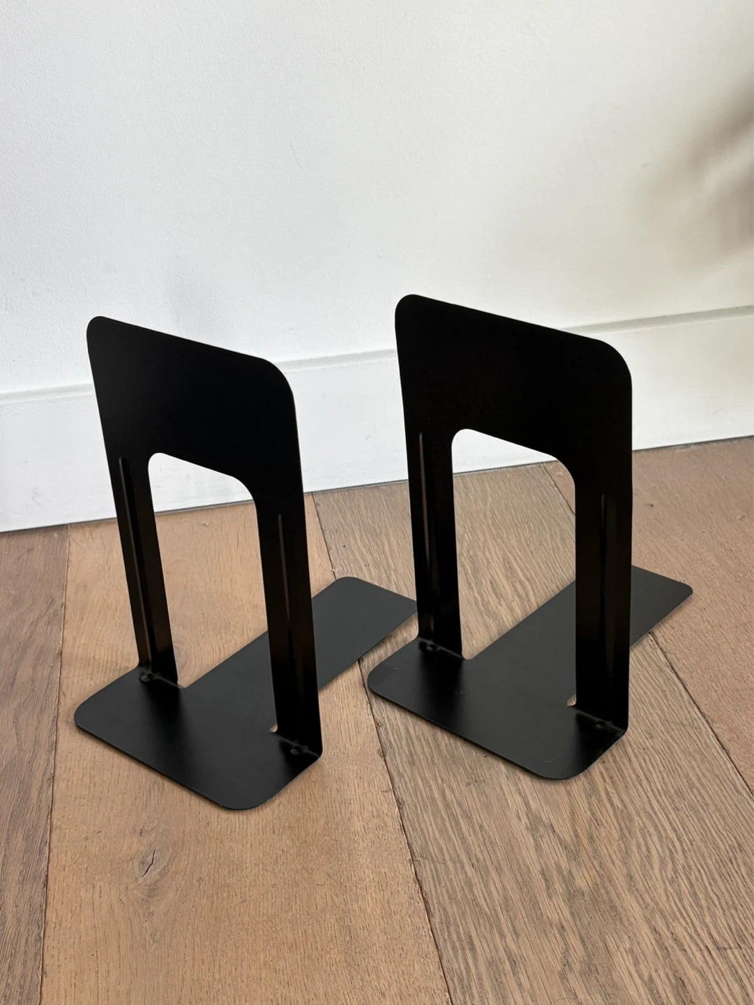 Black Metal Bookends x2