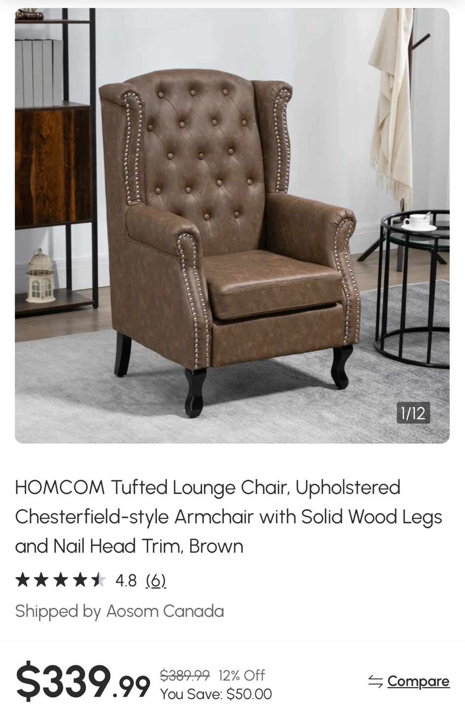 Chesterfield-style Armchair - photo 3