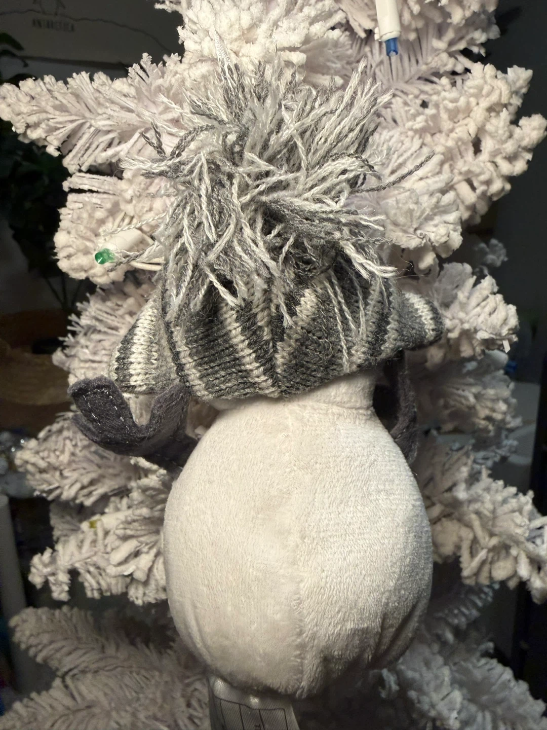 Plush Snowman Christmas Ornament - photo 2