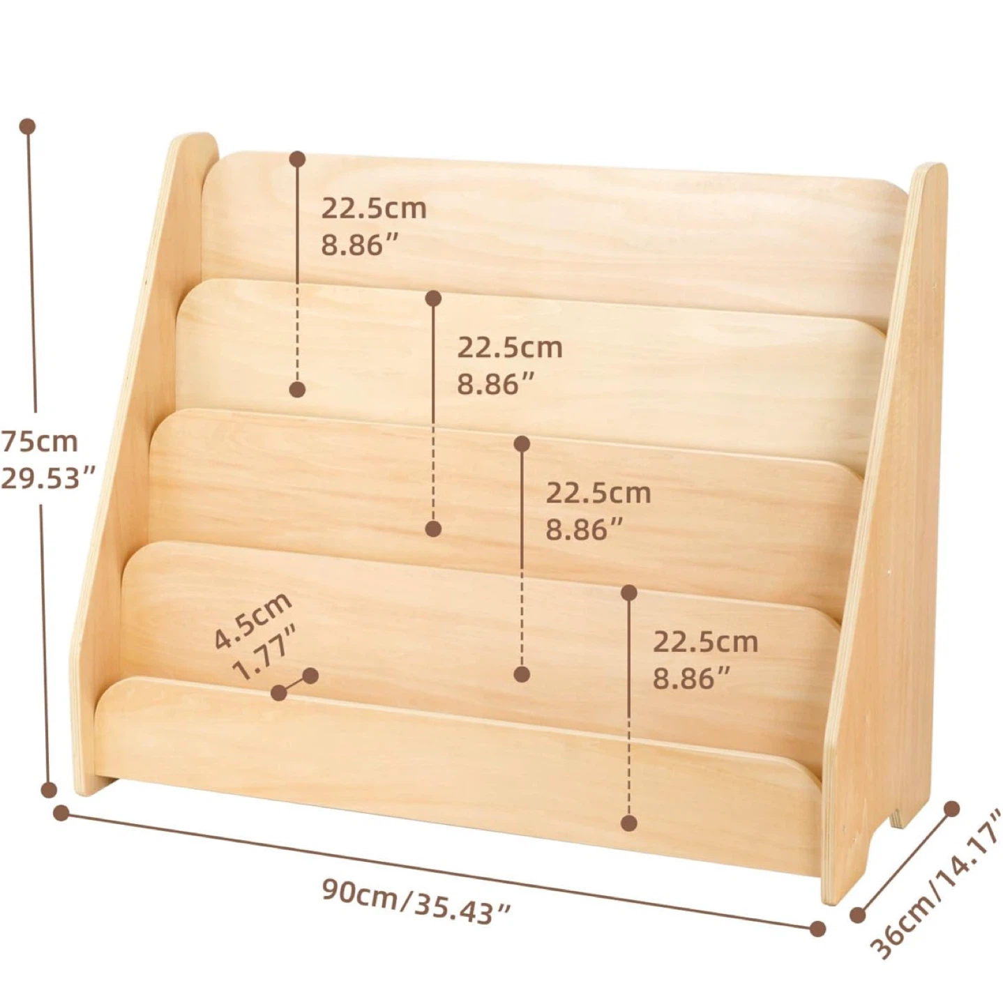 Wooden Kids Bookshelf - photo 2