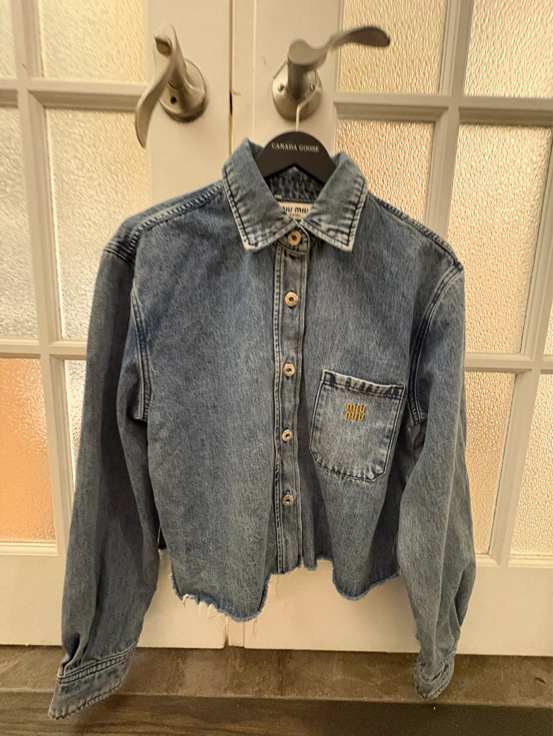 Miu Miu Denim Shirt Size L - photo 2