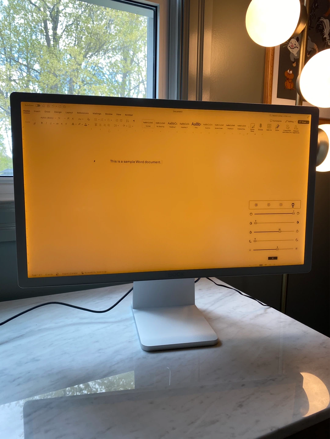 BOOX Mira Pro 25.3" e-ink Monitor (black and white version) - photo 4