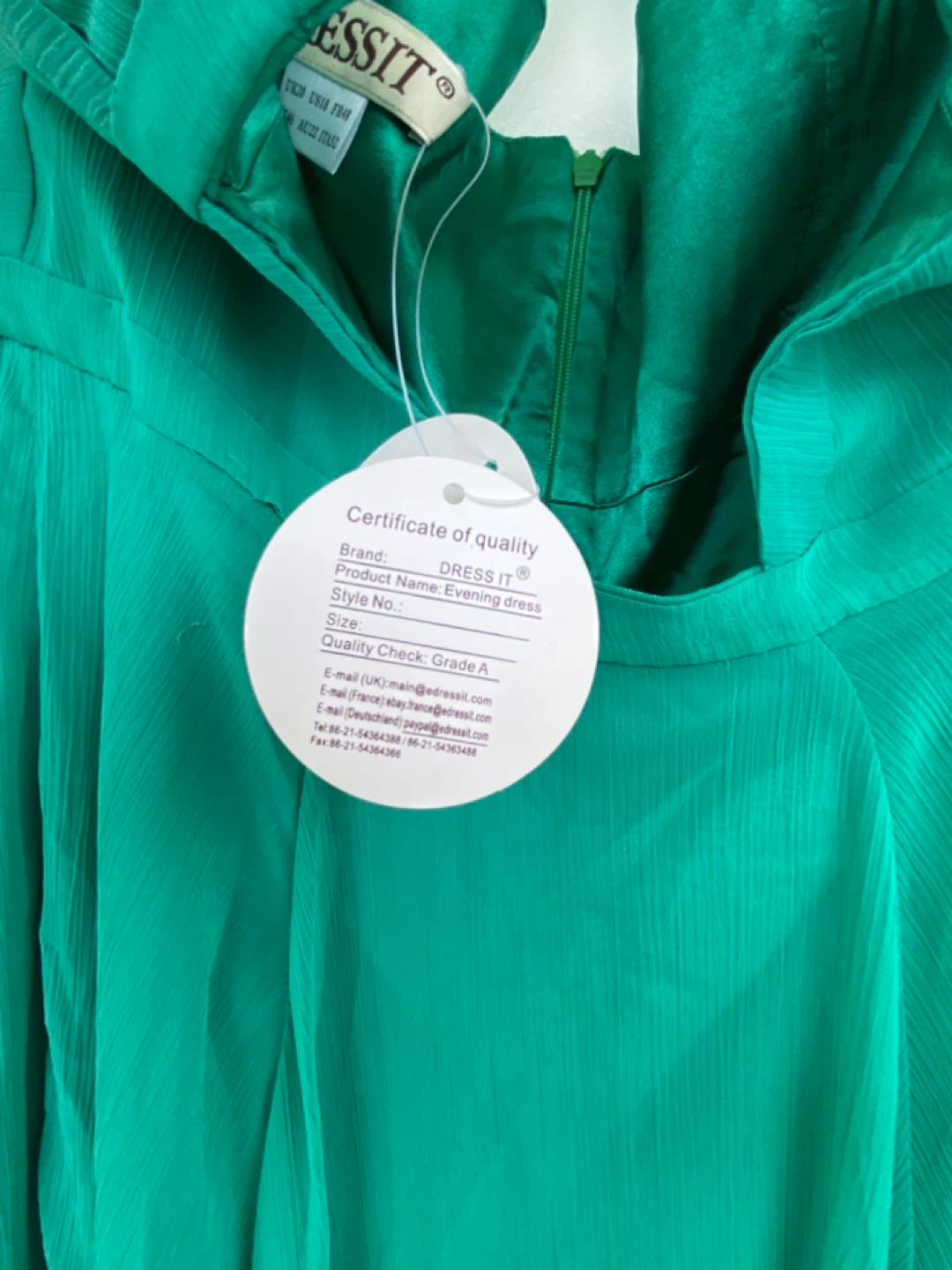 Dress It Emerald Green Evening Gown - photo 4