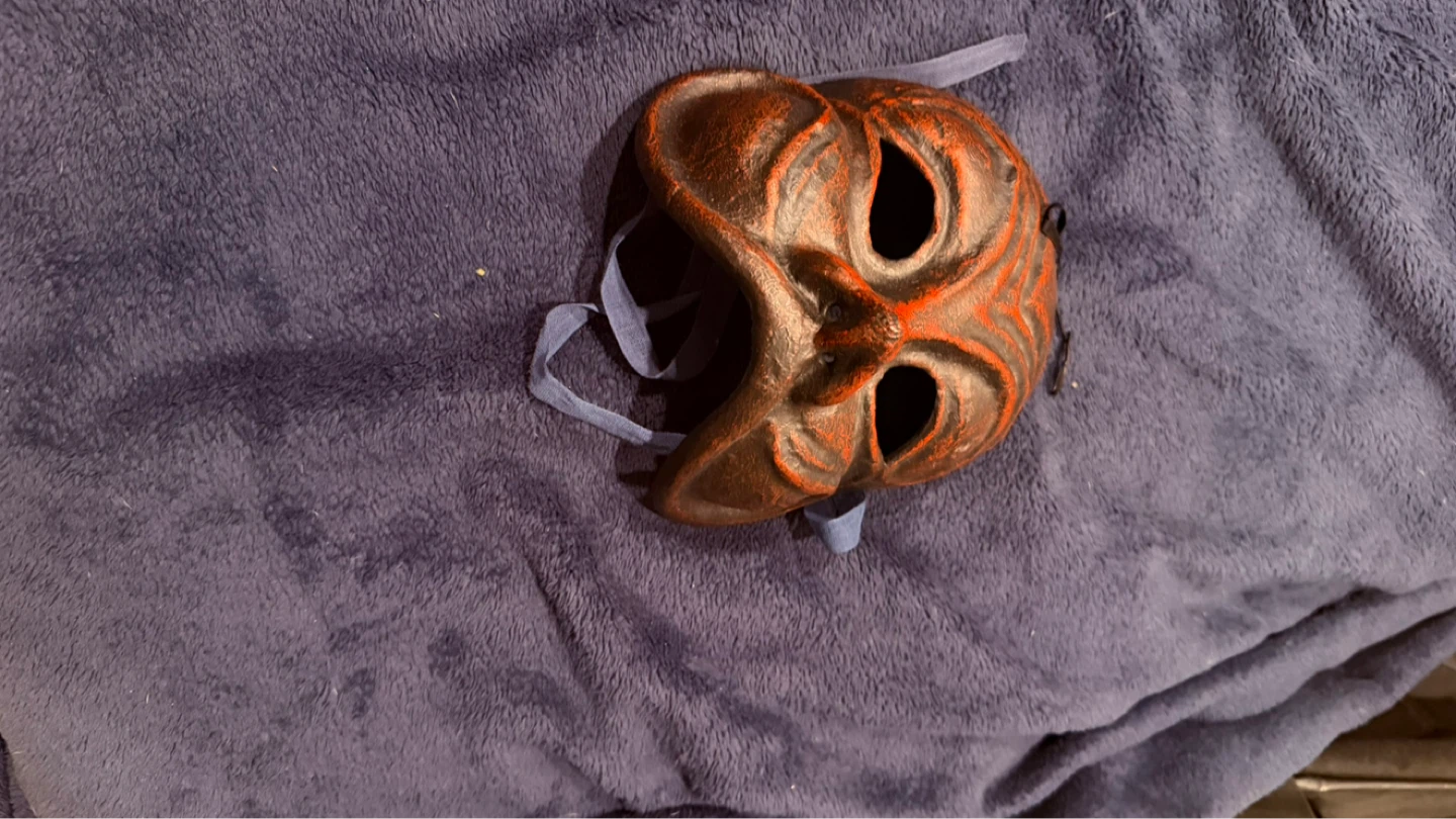 Handmade Venetian Harlequin Mask