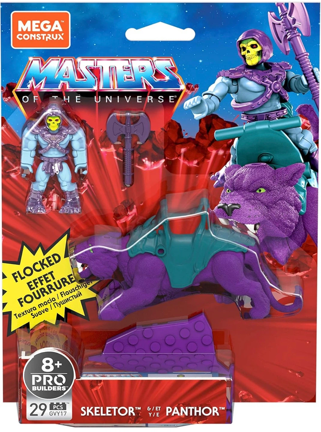 Masters Of The Universe Mega Construx Mattel Skeletor Panthor - photo 5