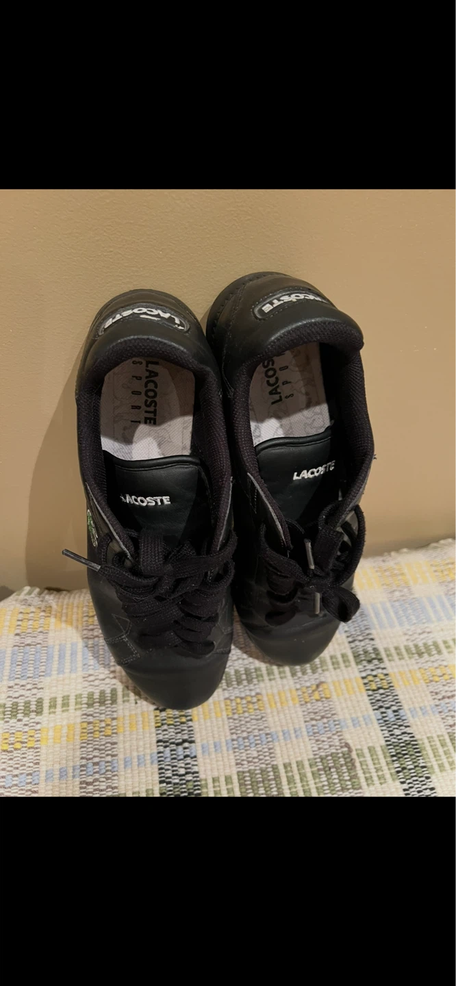Black Lacoste Sneakers - Size 10 Men's (EUR 43) - photo 2