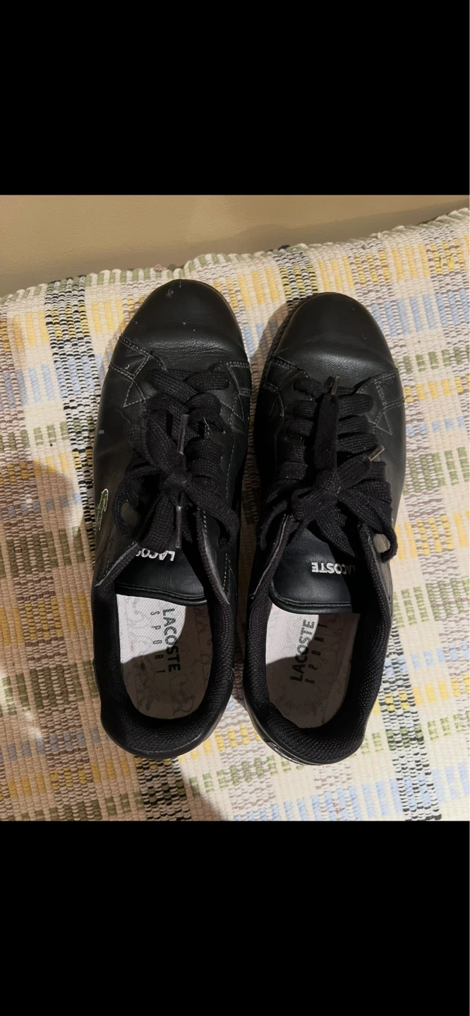 Black Lacoste Sneakers - Size 10 Men's (EUR 43) - photo 4