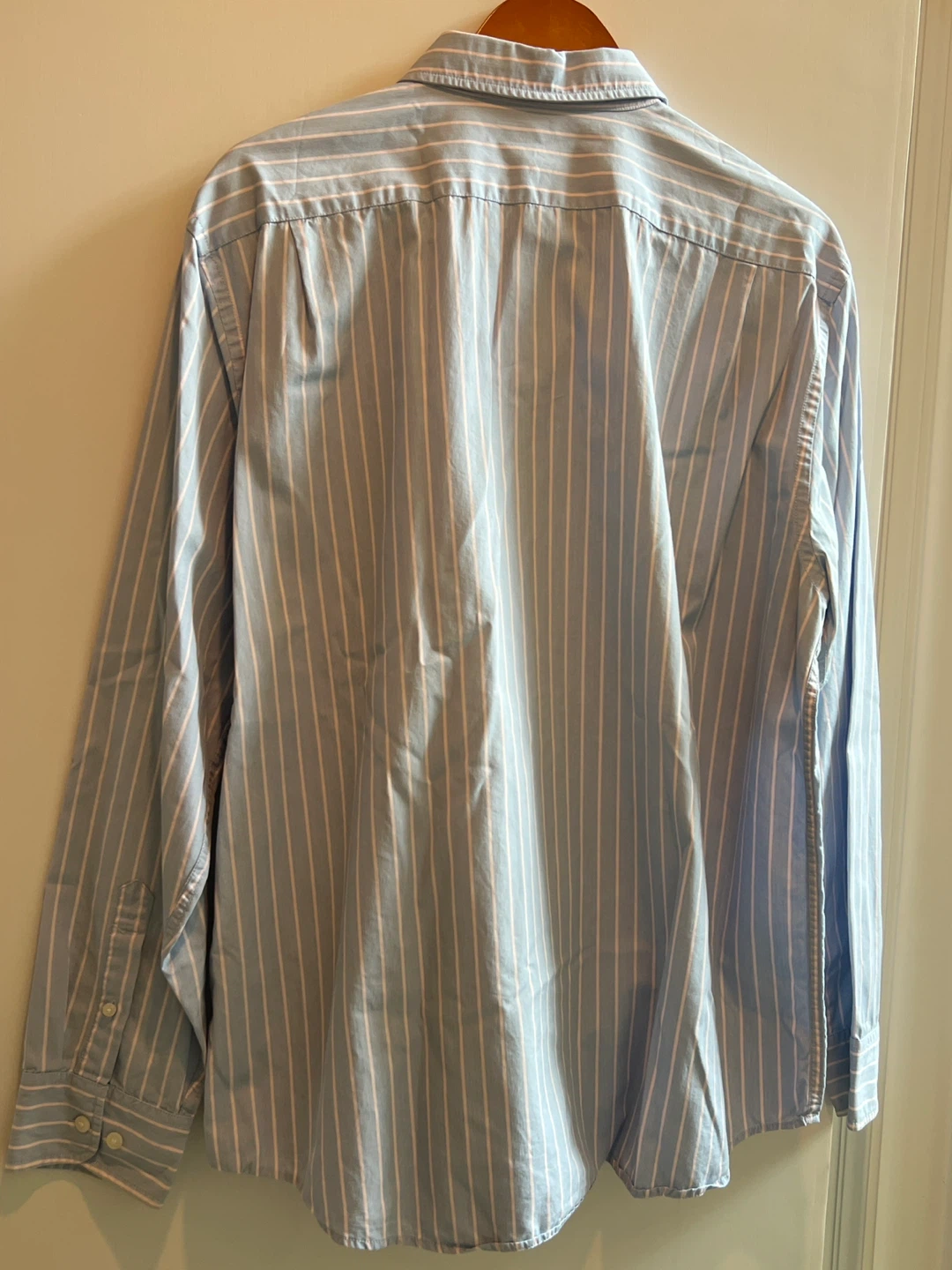 GAP CLOTHING Striped Button-Down Shirt - Light Blue/White - XL - photo 3